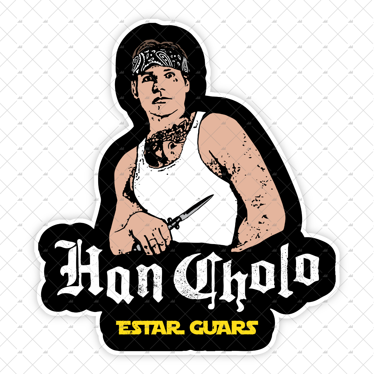 Han Cholo Estar Guars - Sticker