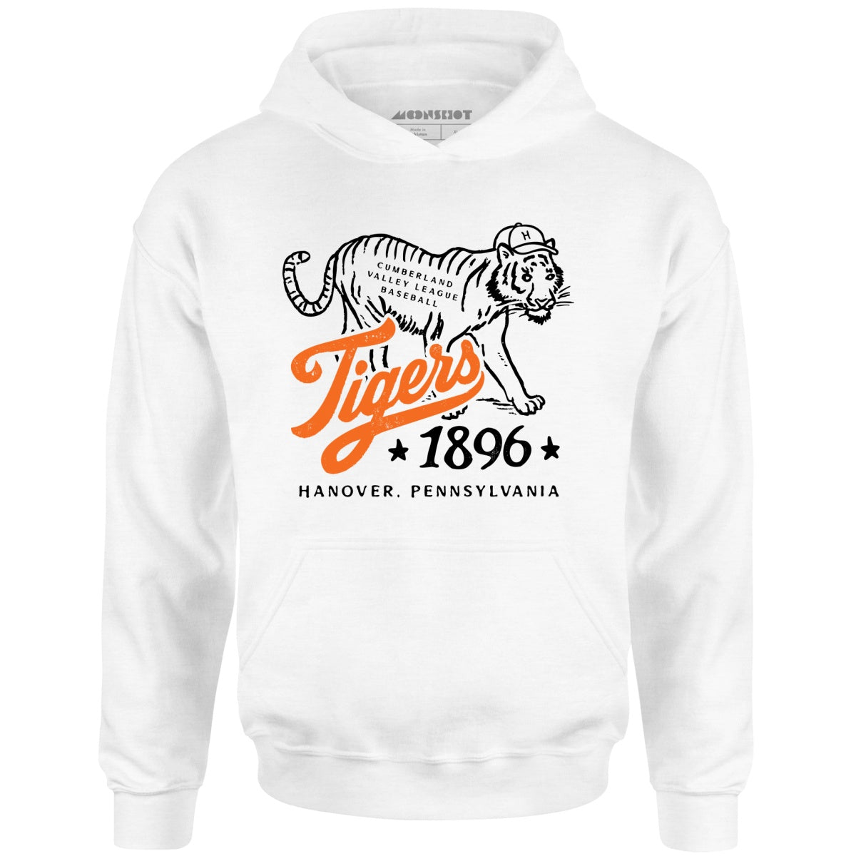 Hanover Tigers - Pennsylvania - Vintage Defunct Baseball Teams - Unisex Hoodie