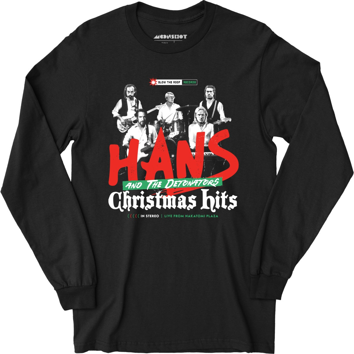 Hans and The Detonators Christmas Hits - Long Sleeve T-Shirt