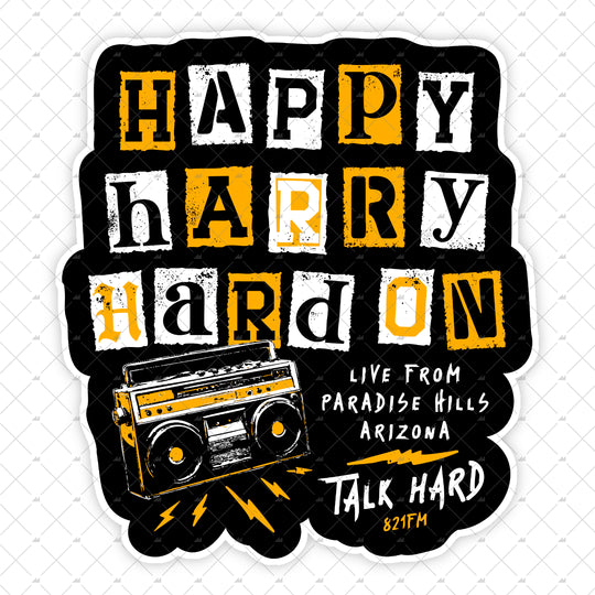 Happy Harry Hard On - Sticker