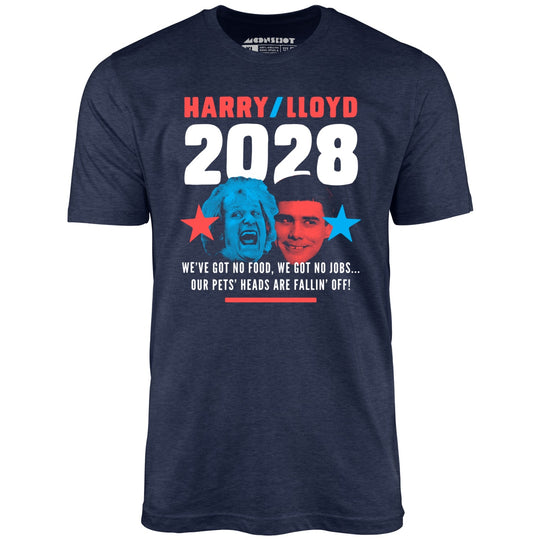 Harry & Lloyd 2028 - Heather Midnight Navy - Unisex T-Shirt