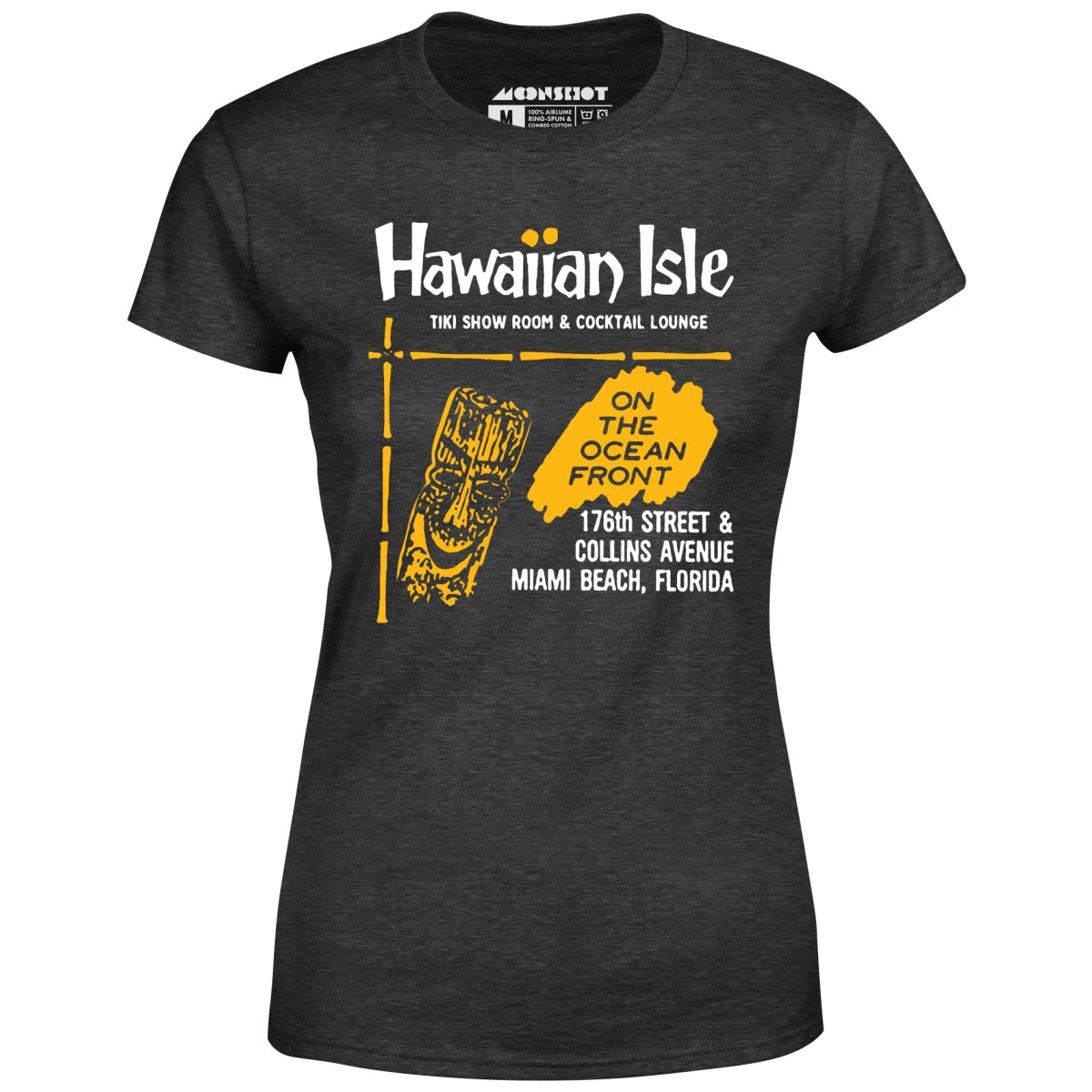 Hawaiian Isle - Miami Beach, FL - Vintage Tiki Bar - Women's T-Shirt