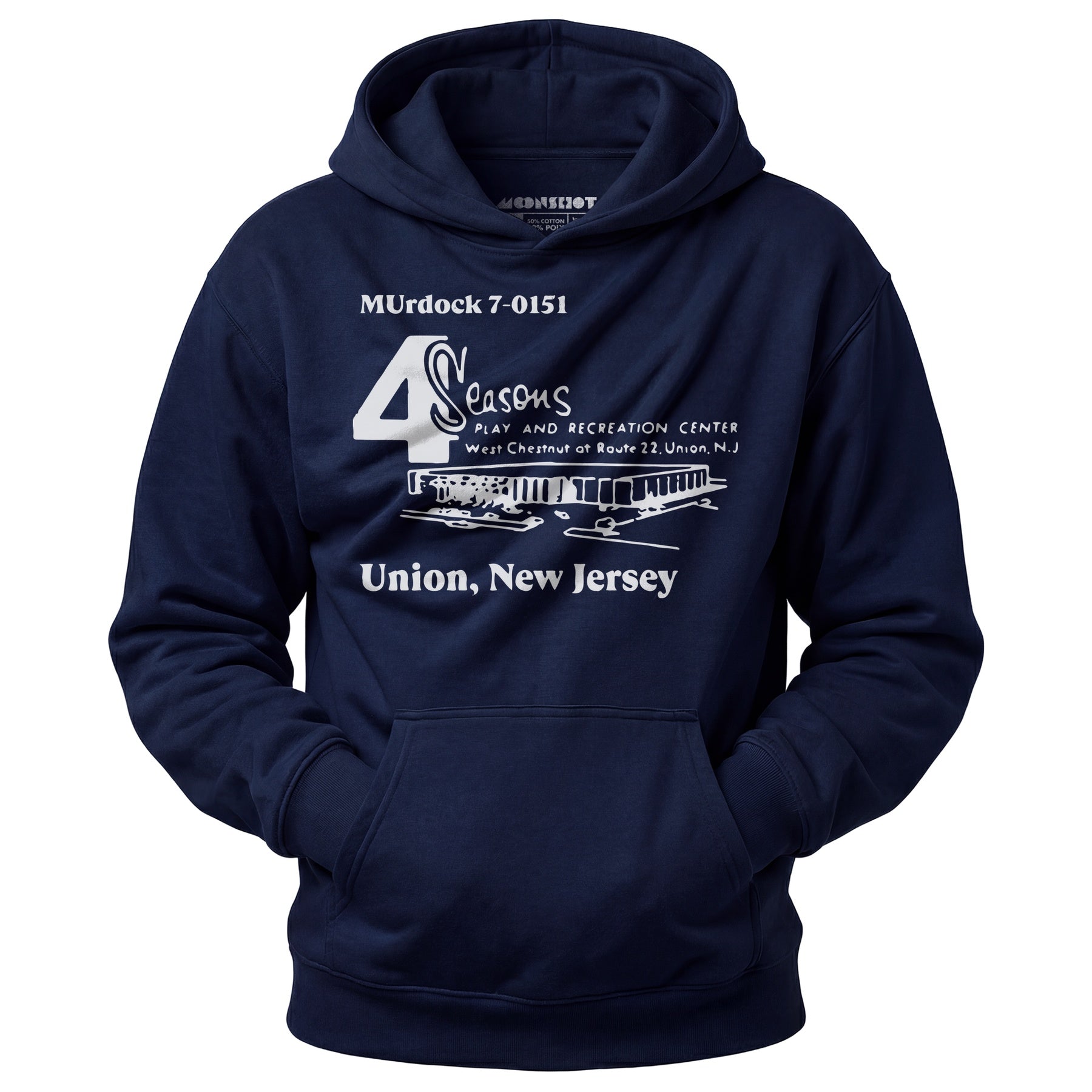 4 Seasons - Union, NJ - Vintage Bowling Alley - Unisex Hoodie