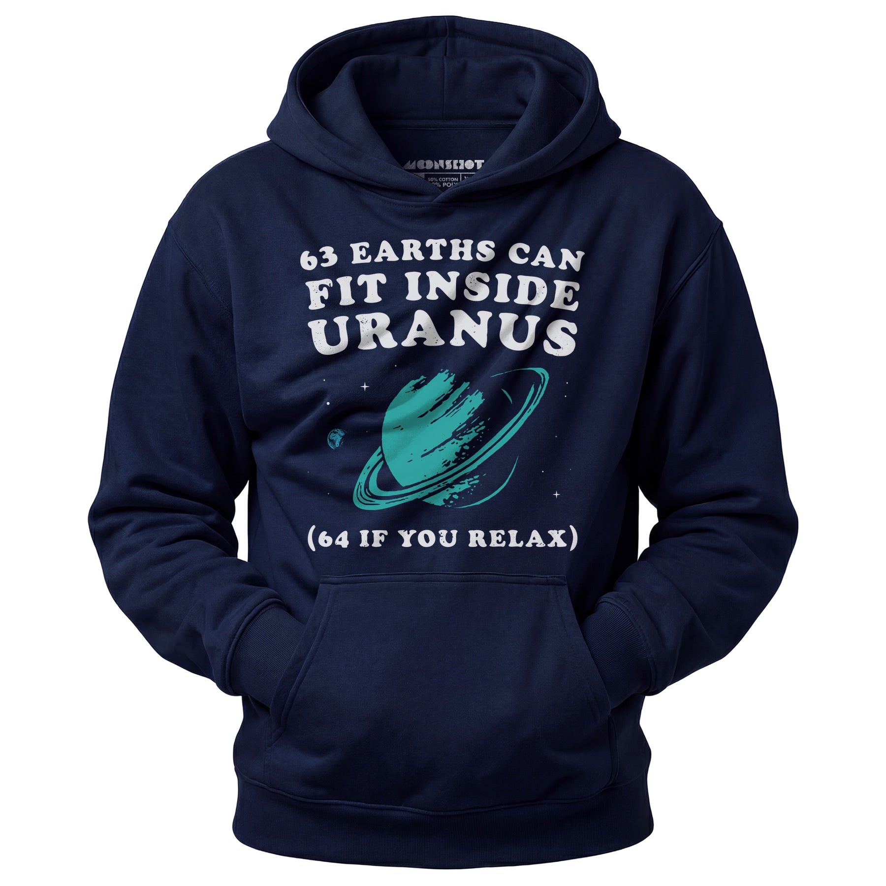 63 Earths Can Fit Inside Uranus - Unisex Hoodie