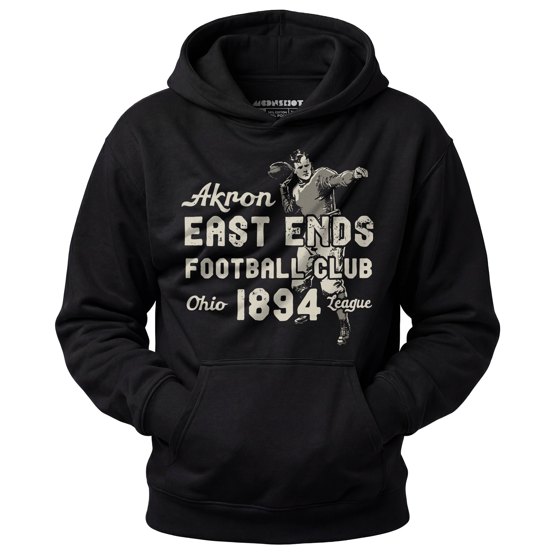 Akron East Ends - Ohio - Vintage Defunct Football Teams - Unisex Hoodie