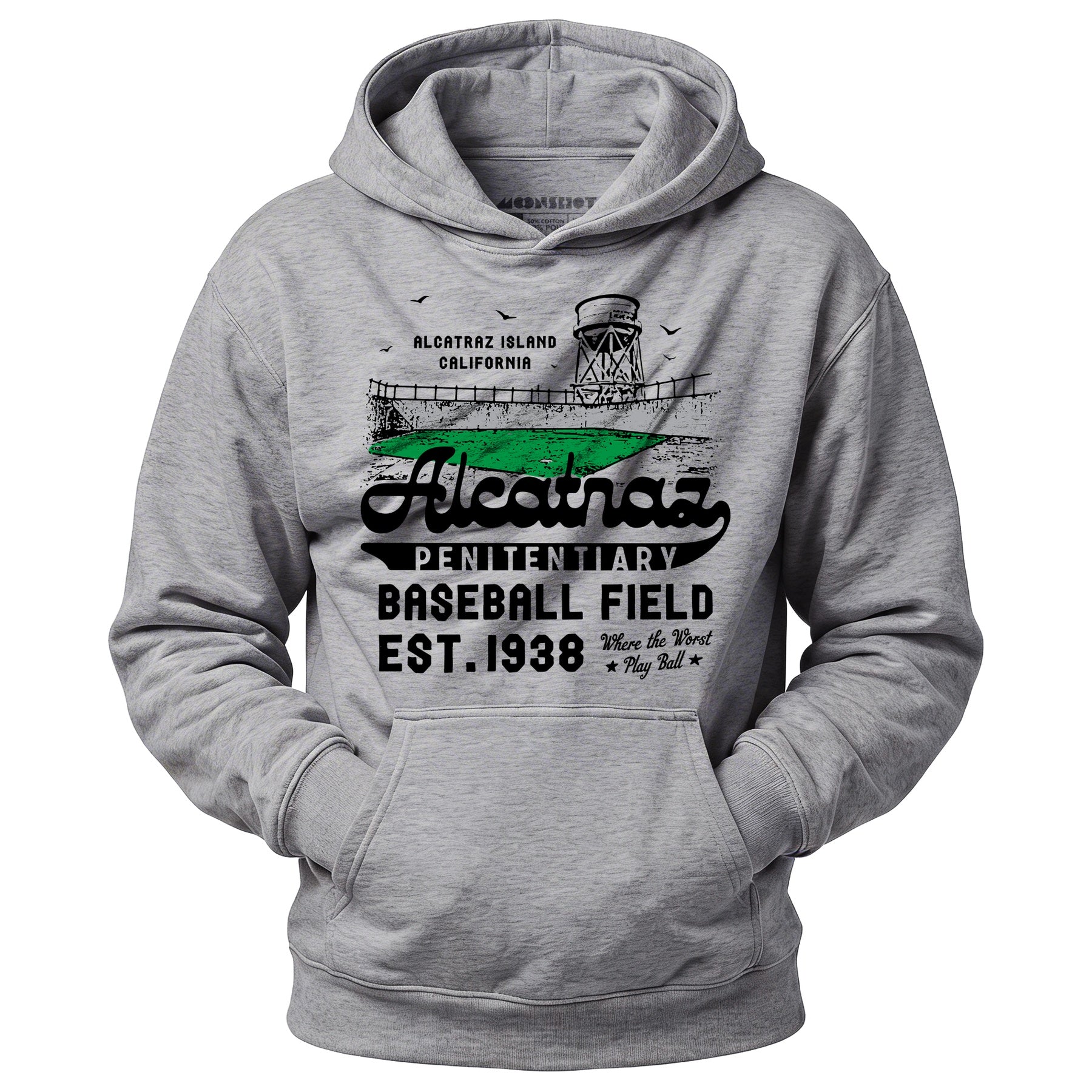Alcatraz Penitentiary Baseball Field - Unisex Hoodie