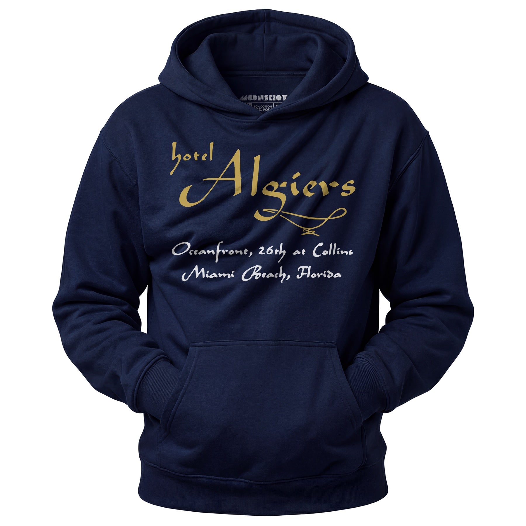 Algiers Hotel - Miami Beach, FL - Vintage Hotel - Unisex Hoodie