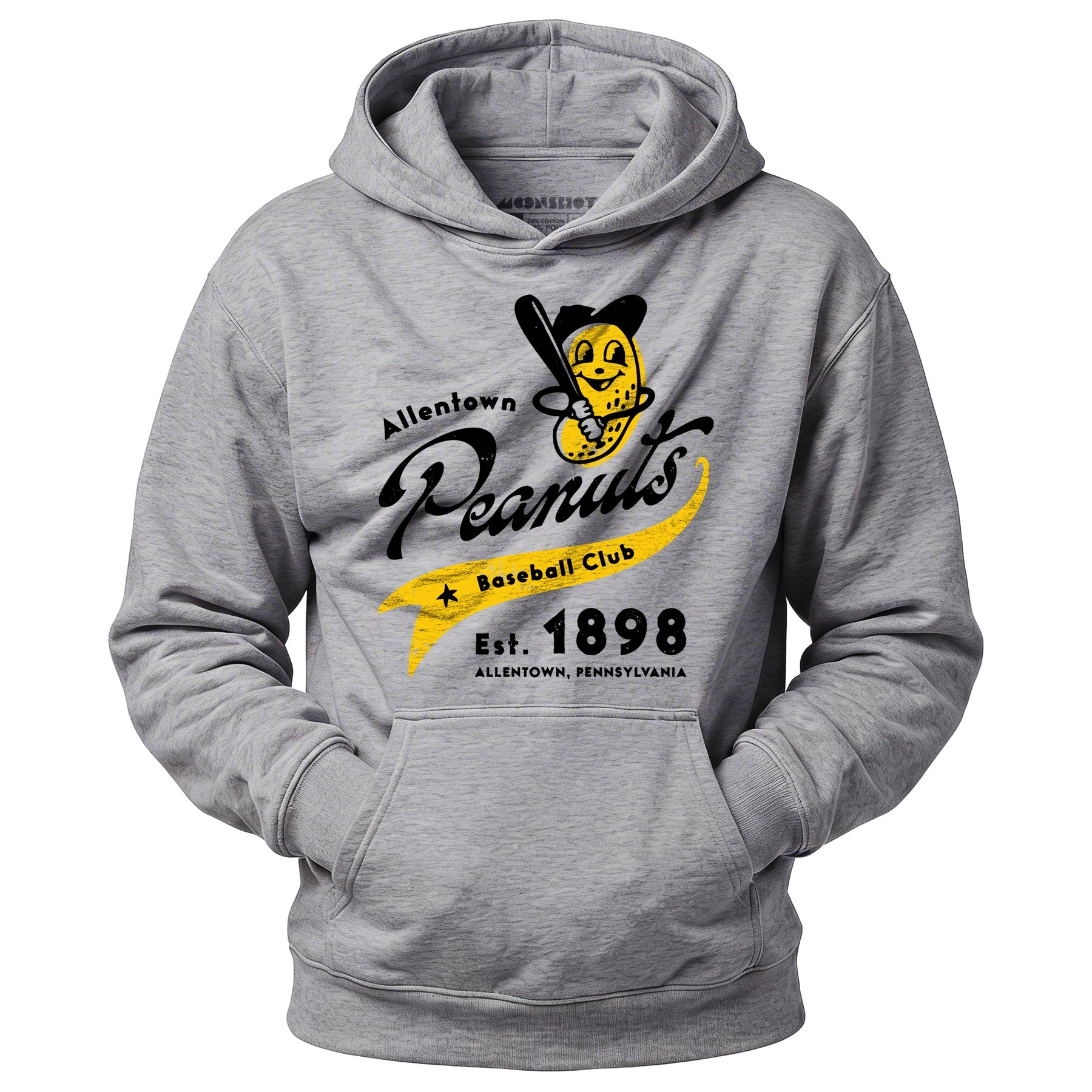 Allentown Peanuts - Pennsylvania - Vintage Defunct Baseball Teams - Unisex Hoodie