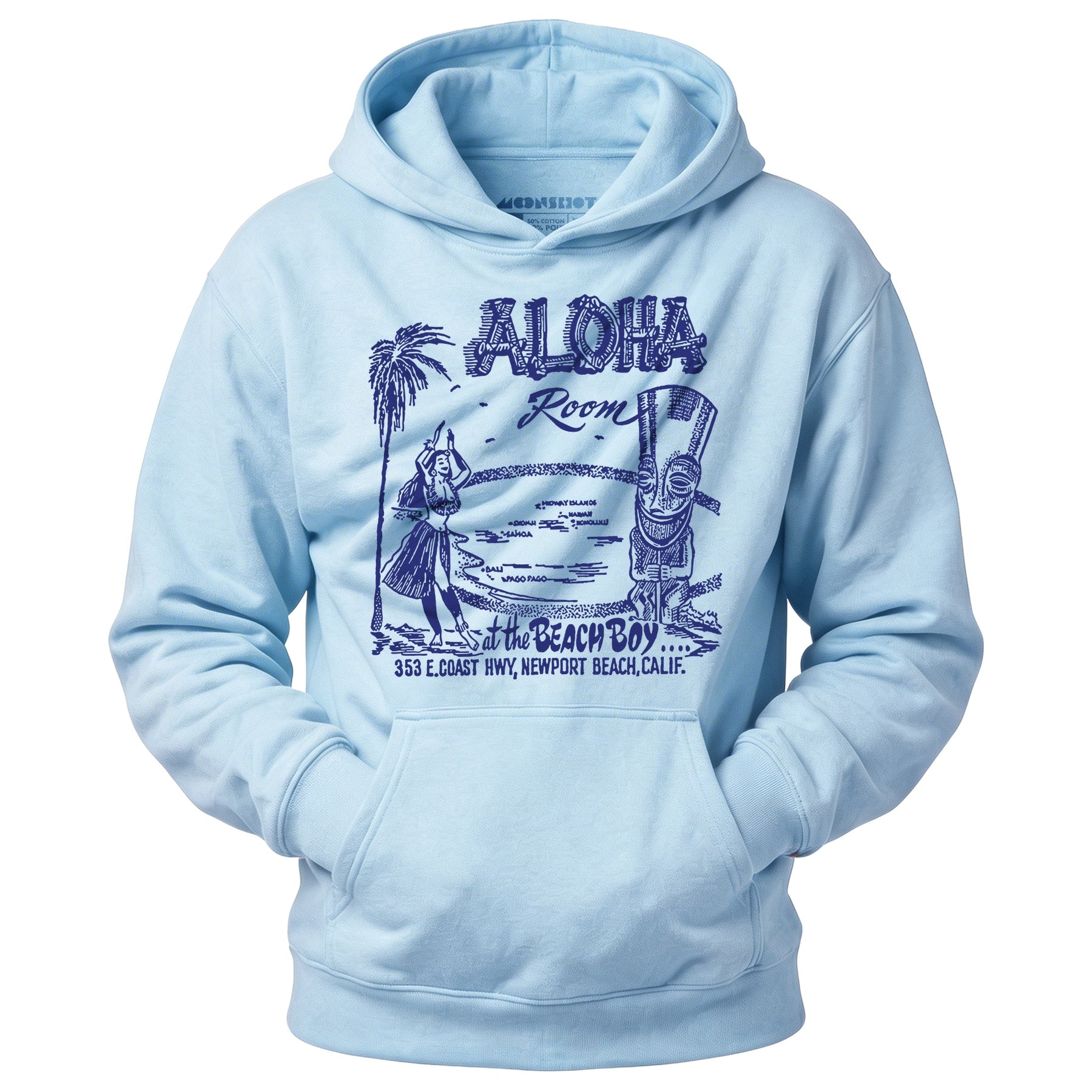 Aloha Room - Newport Beach, CA - Vintage Tiki Bar - Unisex Hoodie