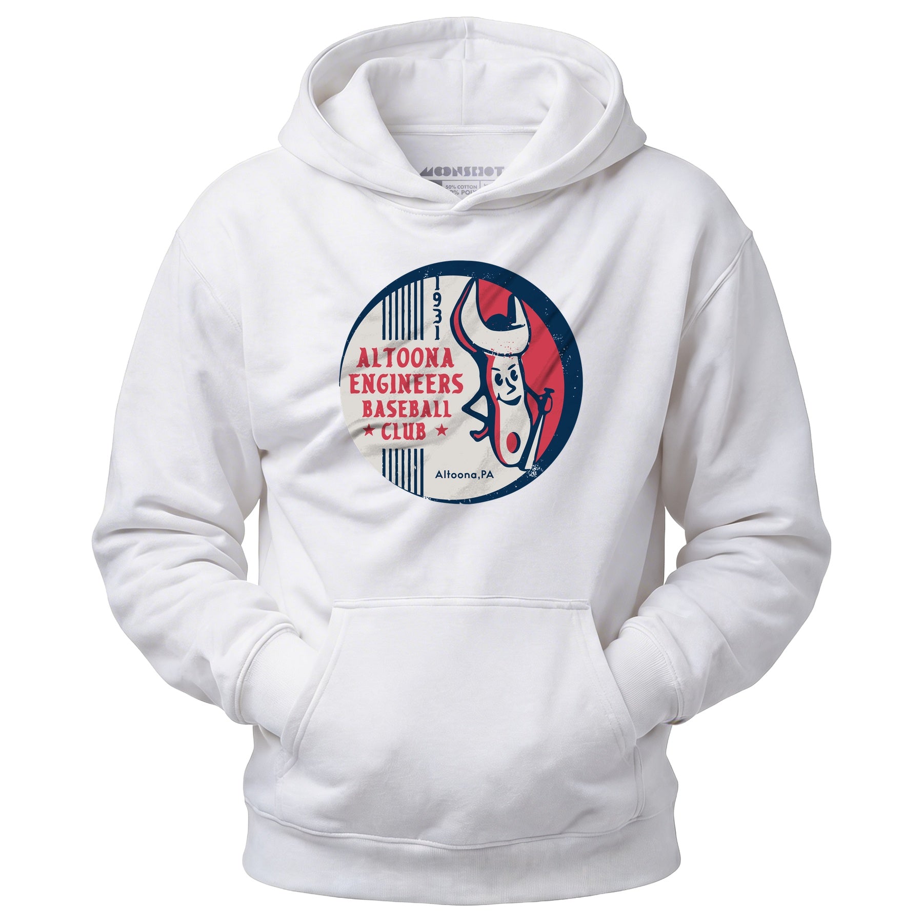 Altoona Engineers - Pennsylvania - Vintage Defunct Baseball Teams - Unisex Hoodie