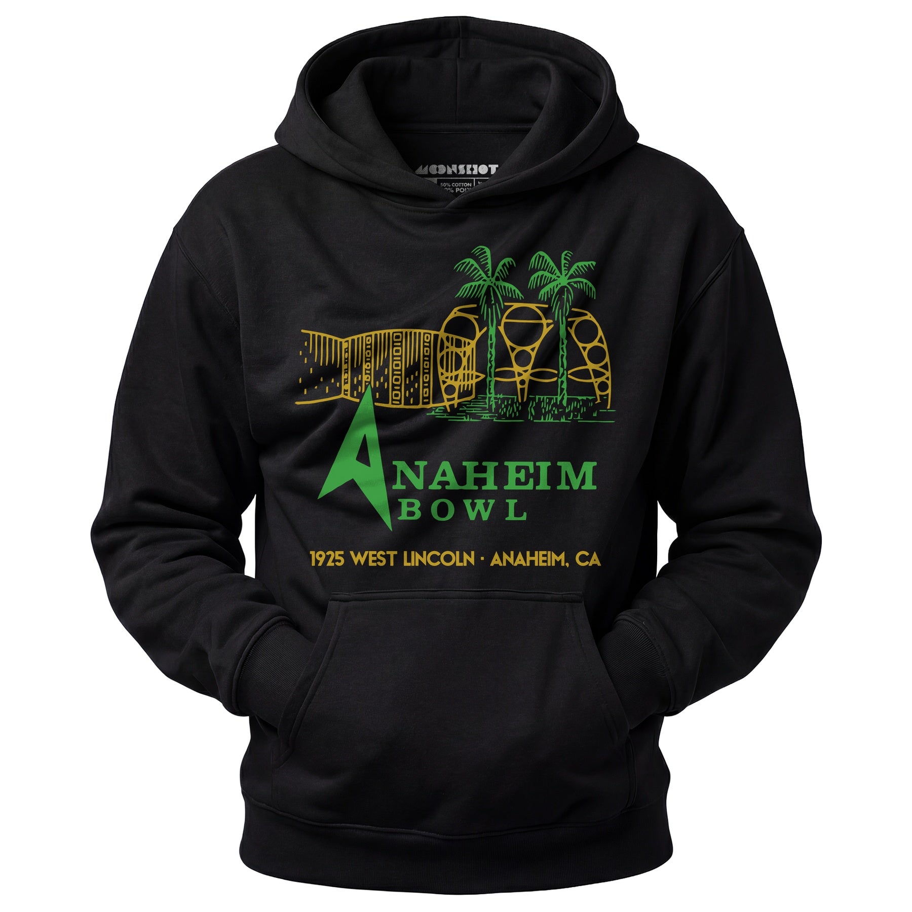 Anaheim Bowl - Anaheim, CA - Vintage Bowling Alley - Unisex Hoodie