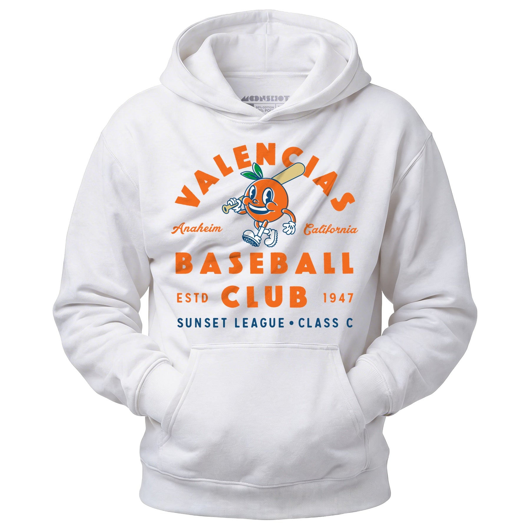 Anaheim Valencias - California - Vintage Defunct Baseball Teams - Unisex Hoodie