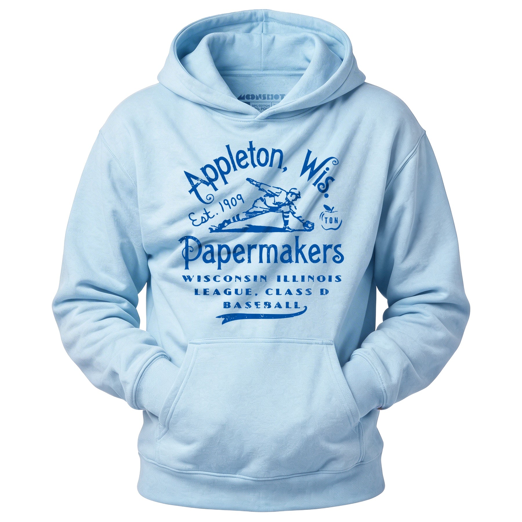 Appleton Papermakers - Wisconsin - Vintage Defunct Baseball Teams - Unisex Hoodie
