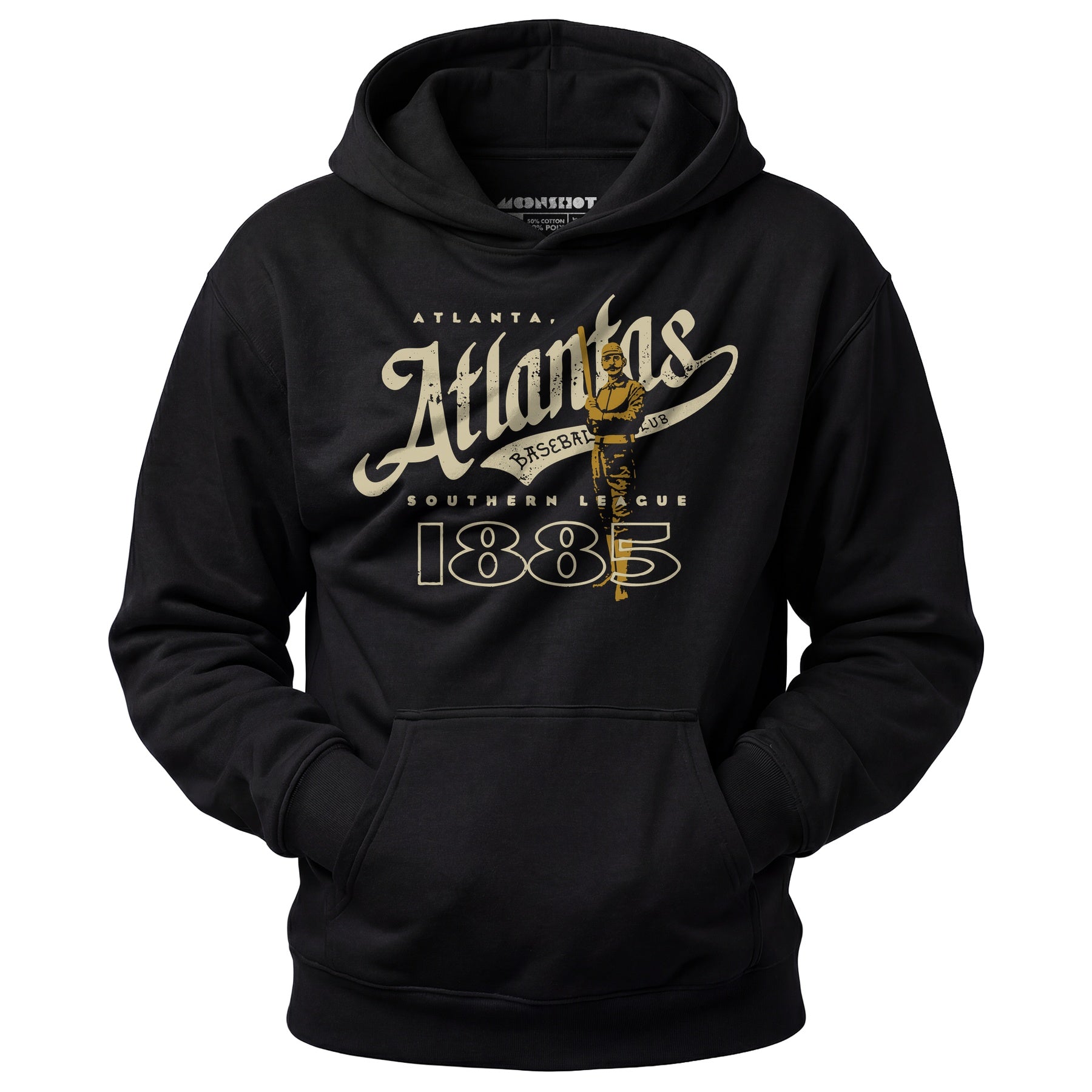 Atlanta Atlantas - Georgia - Vintage Defunct Baseball Teams - Unisex Hoodie