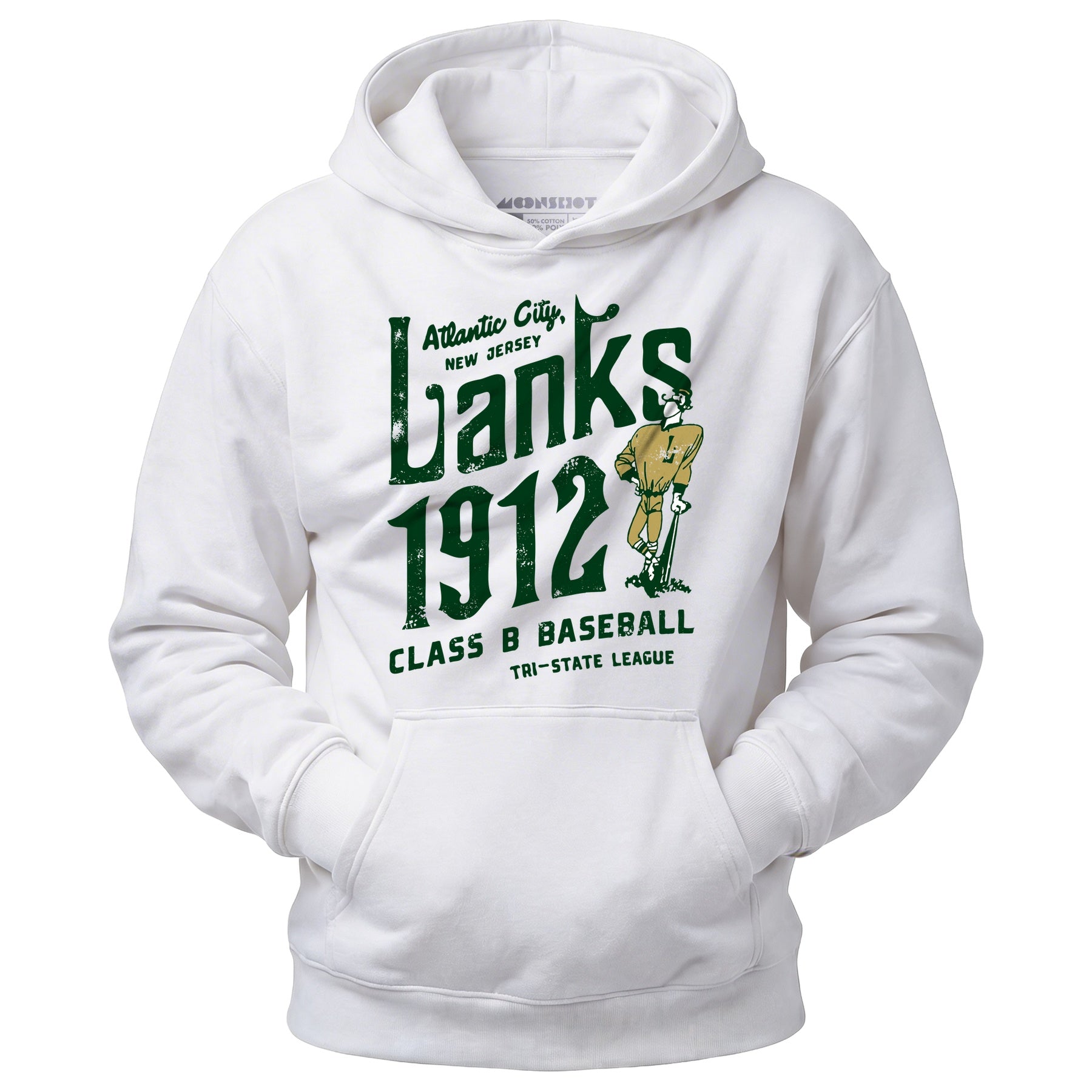 Atlantic City Lanks - New Jersey - Vintage Defunct Baseball Teams - Unisex Hoodie