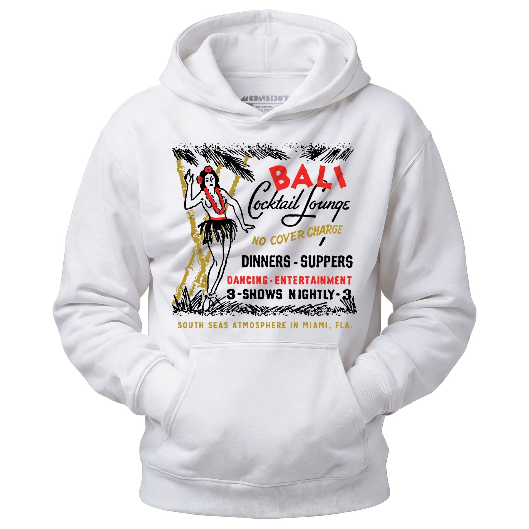 Bali Cocktail Lounge - Miami, FL - Vintage Tiki Bar - Unisex Hoodie