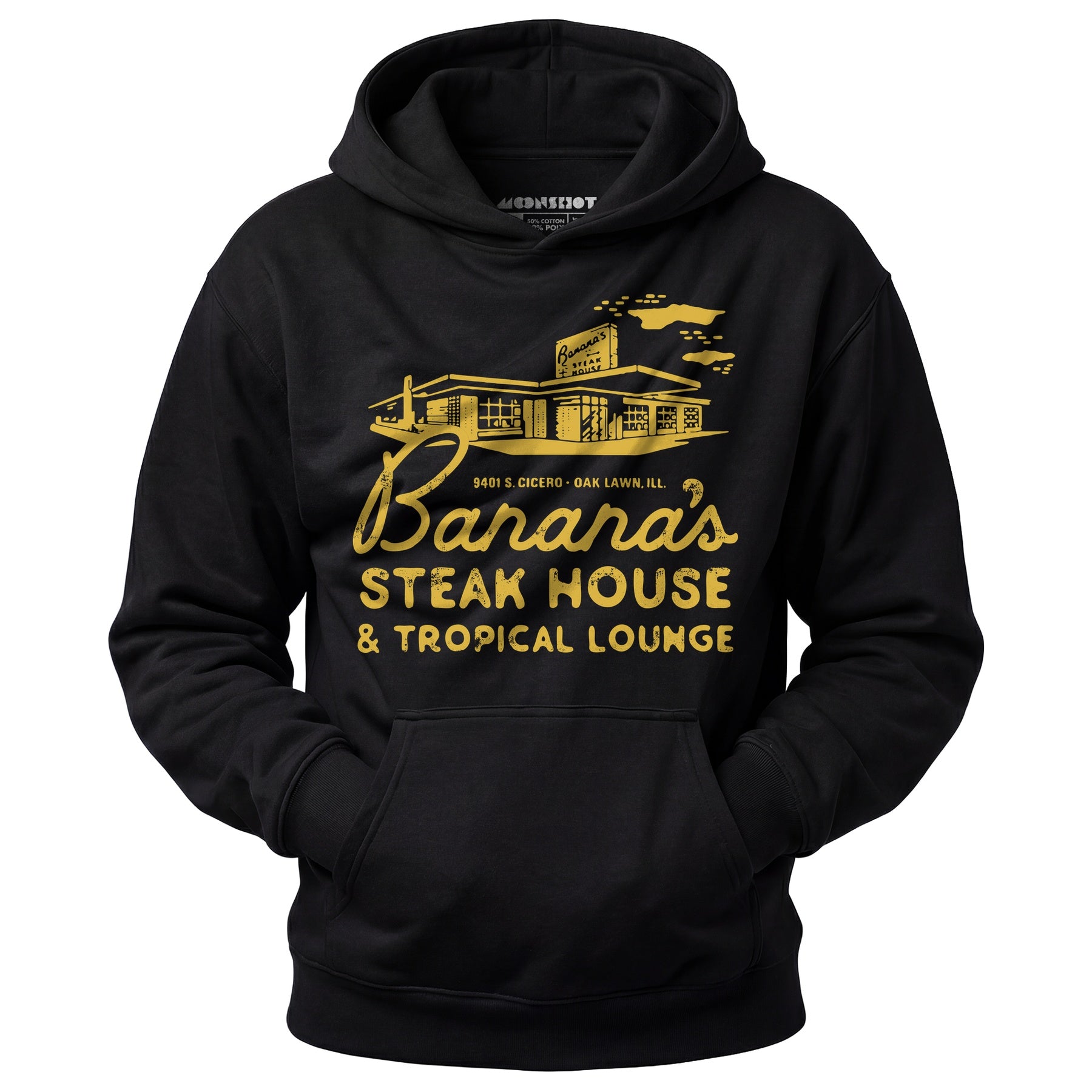 Banana's Steak House - Oak Lawn, Il - Vintage Restaurant - Unisex Hoodie