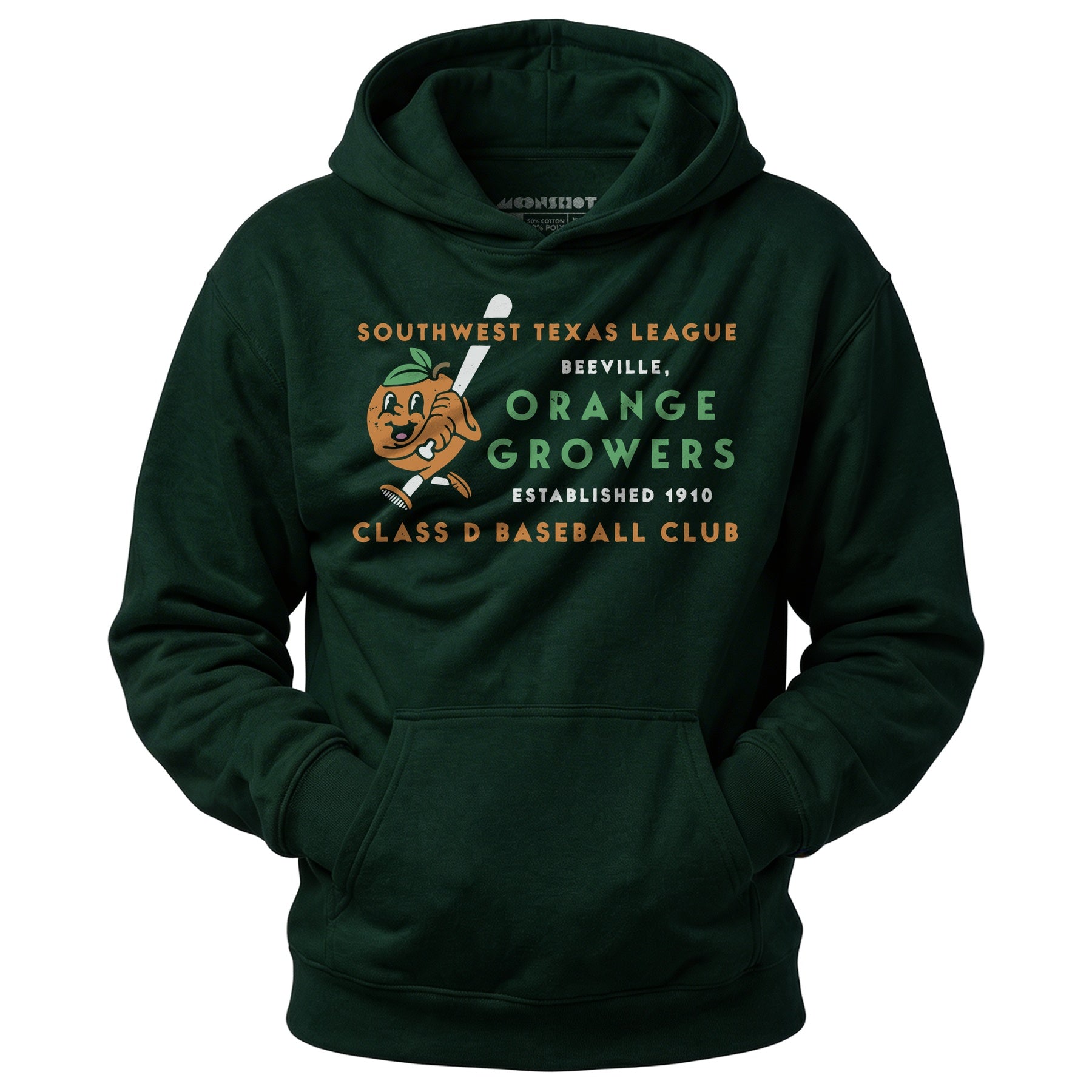 Beeville Orange Growers - Texas - Vintage Defunct Baseball Teams - Unisex Hoodie