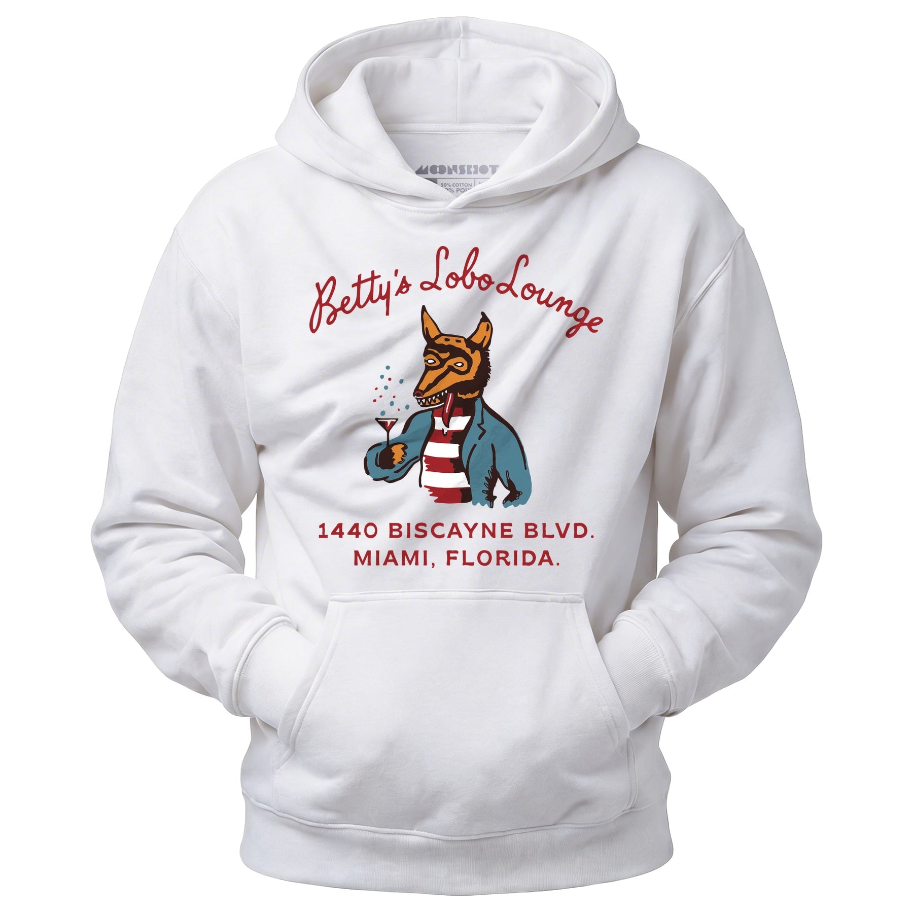 Betty's Lobo Lounge - Miami, FL - Vintage Restaurant - Unisex Hoodie