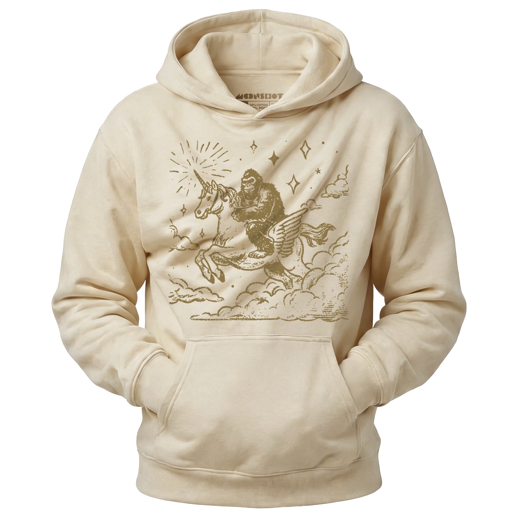 Bigfoot Riding On a Unicorn - Unisex Hoodie