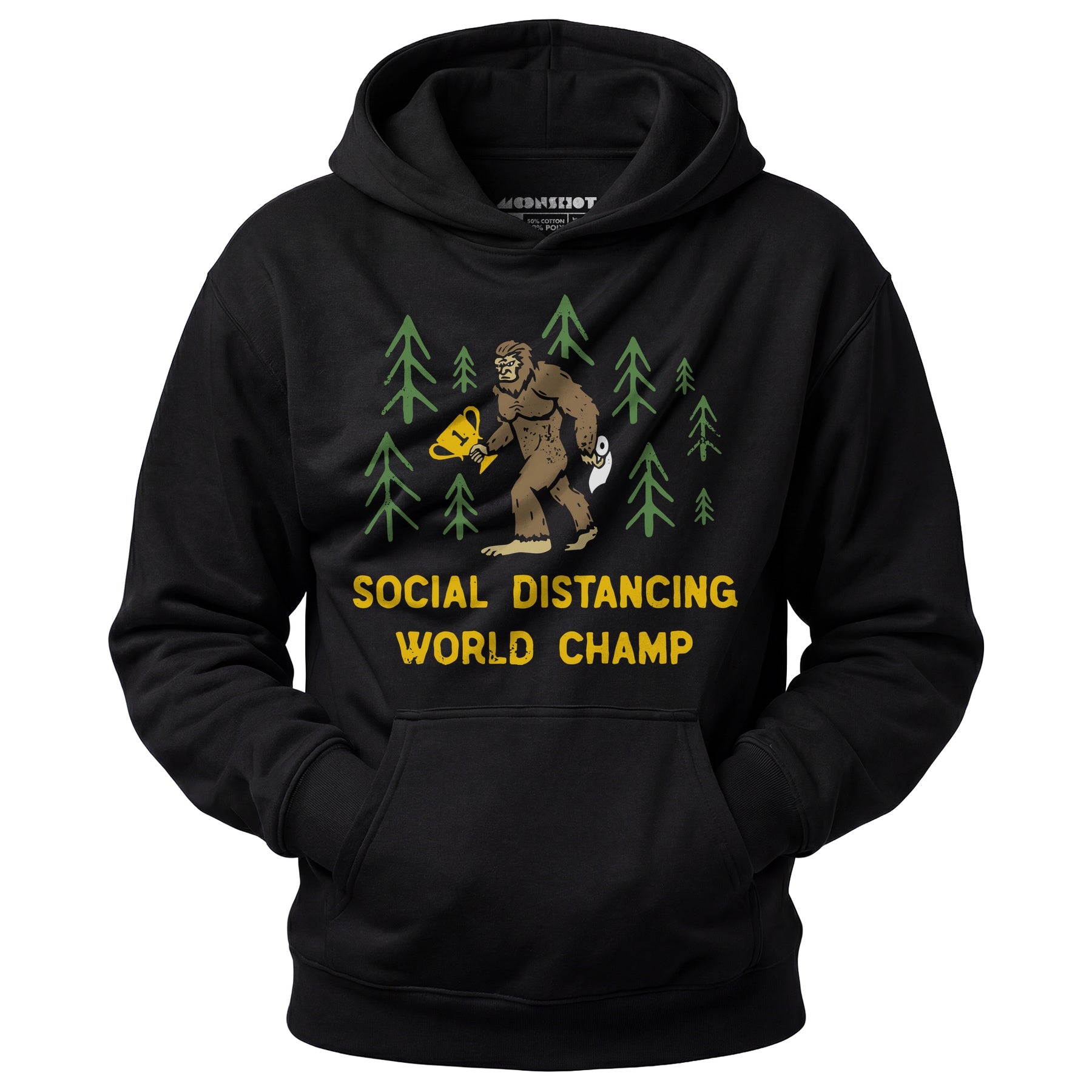 Bigfoot Social Distancing World Champ - Unisex Hoodie