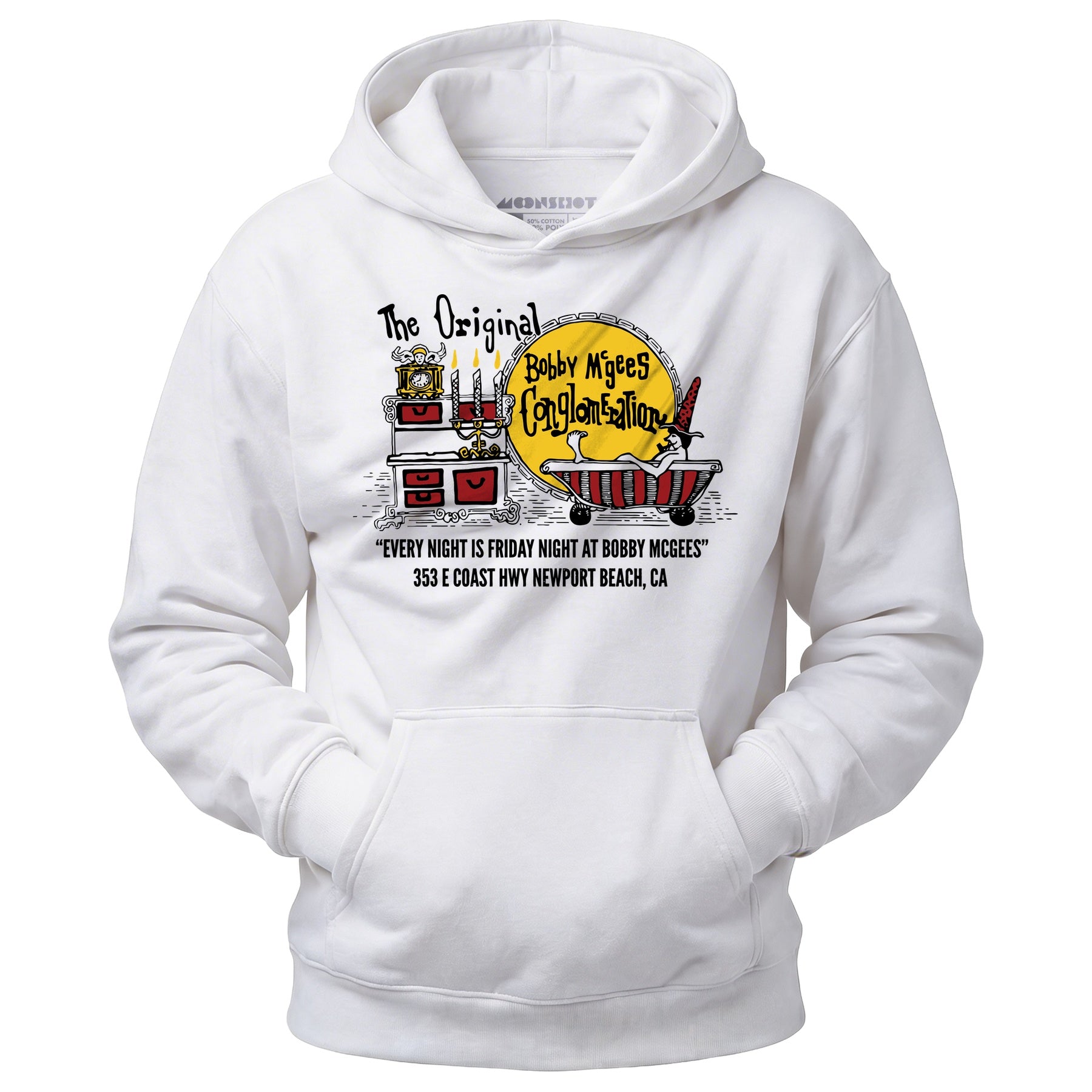 Bobby McGee's - Newport Beach, CA - Vintage Restaurant - Unisex Hoodie
