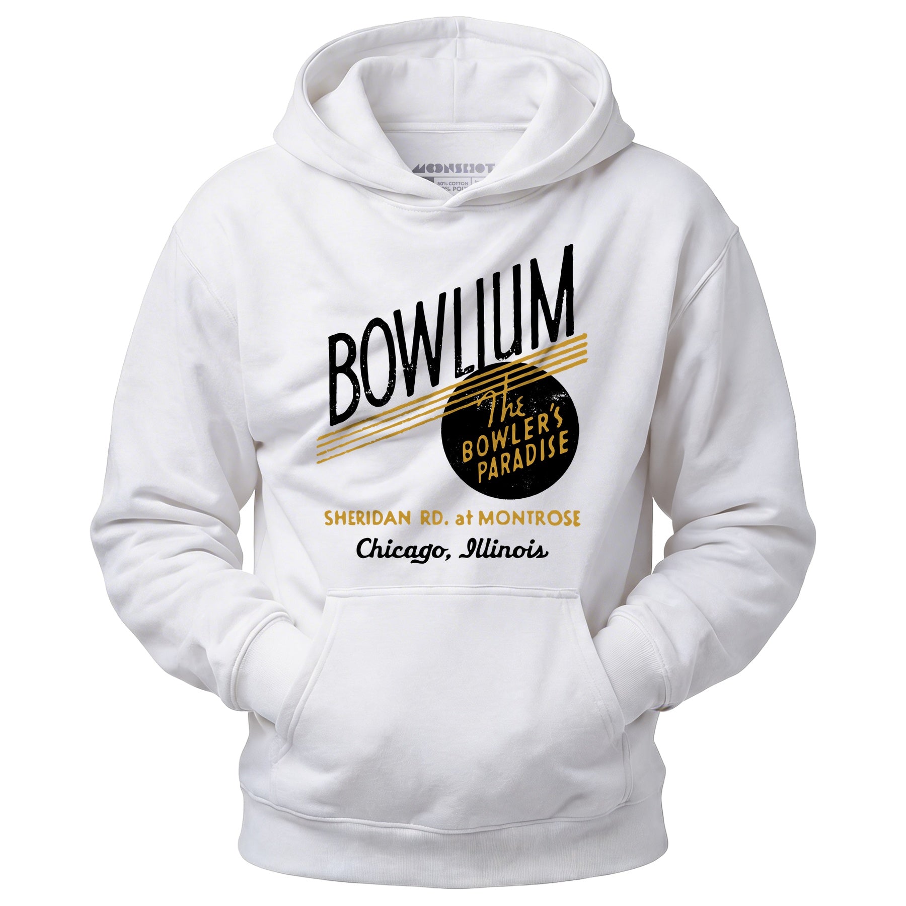Bowlium - Chicago, IL - Vintage Bowling Alley - Unisex Hoodie