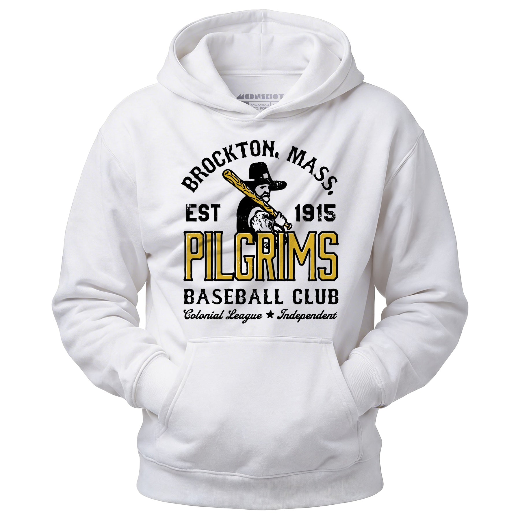 Brockton Pilgrims - Massachusetts - Vintage Defunct Baseball Teams - Unisex Hoodie