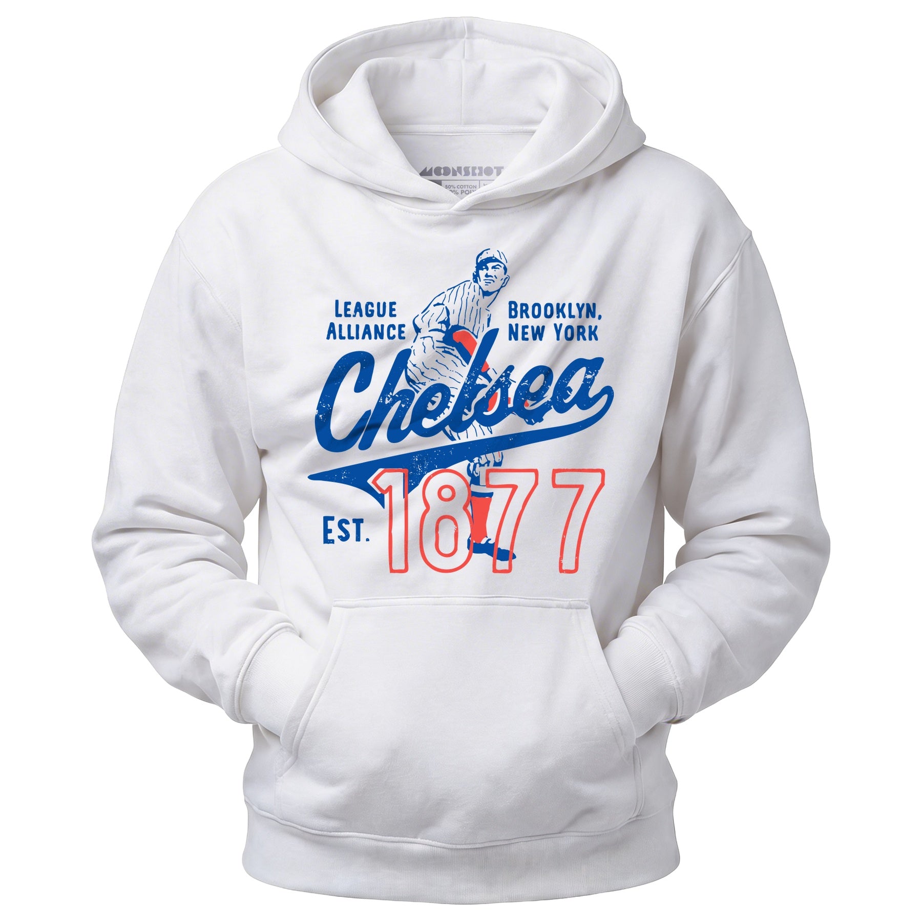 Brooklyn Chelsea - New York - Vintage Defunct Baseball Teams - Unisex Hoodie