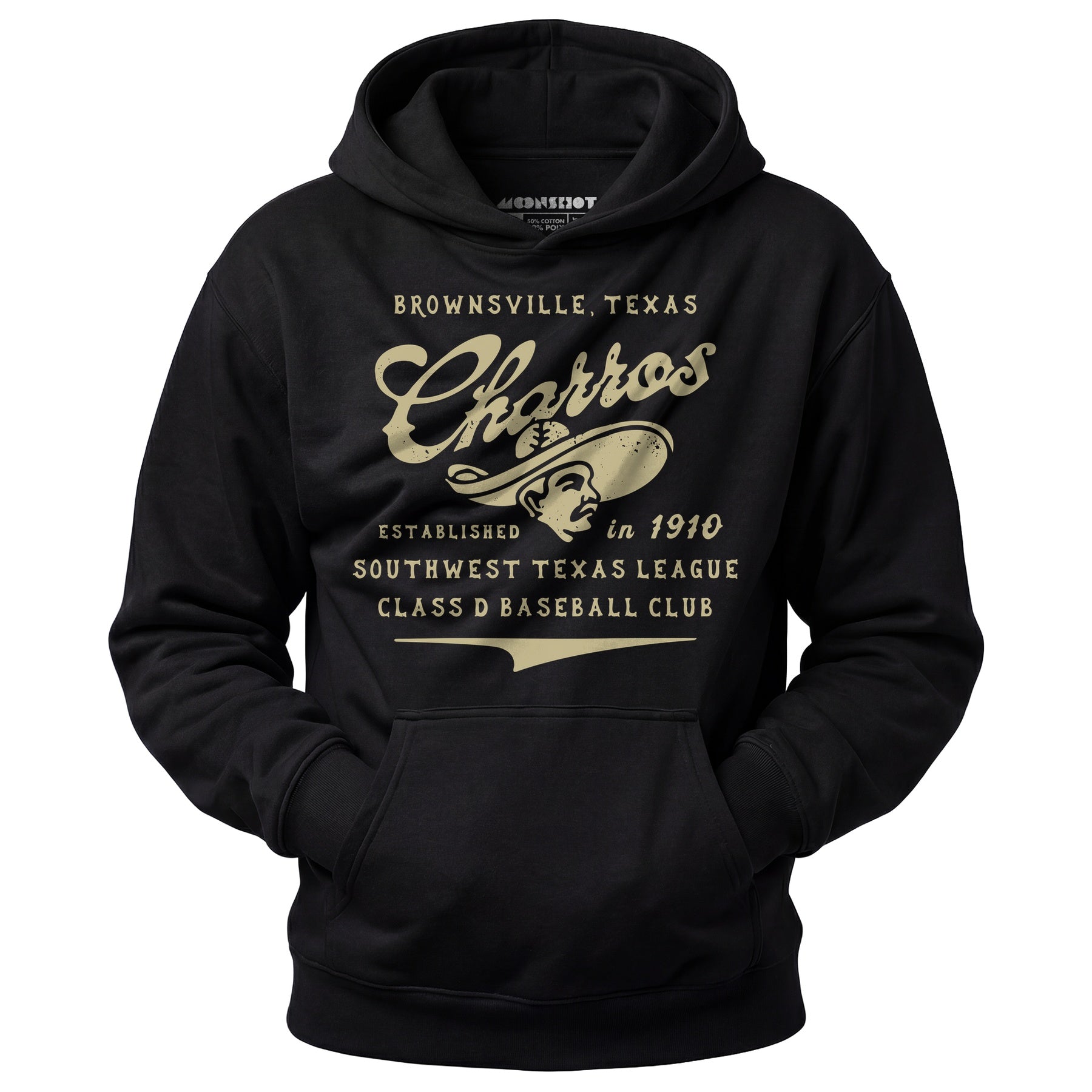 Brownsville Charros - Texas - Vintage Defunct Baseball Teams - Unisex Hoodie