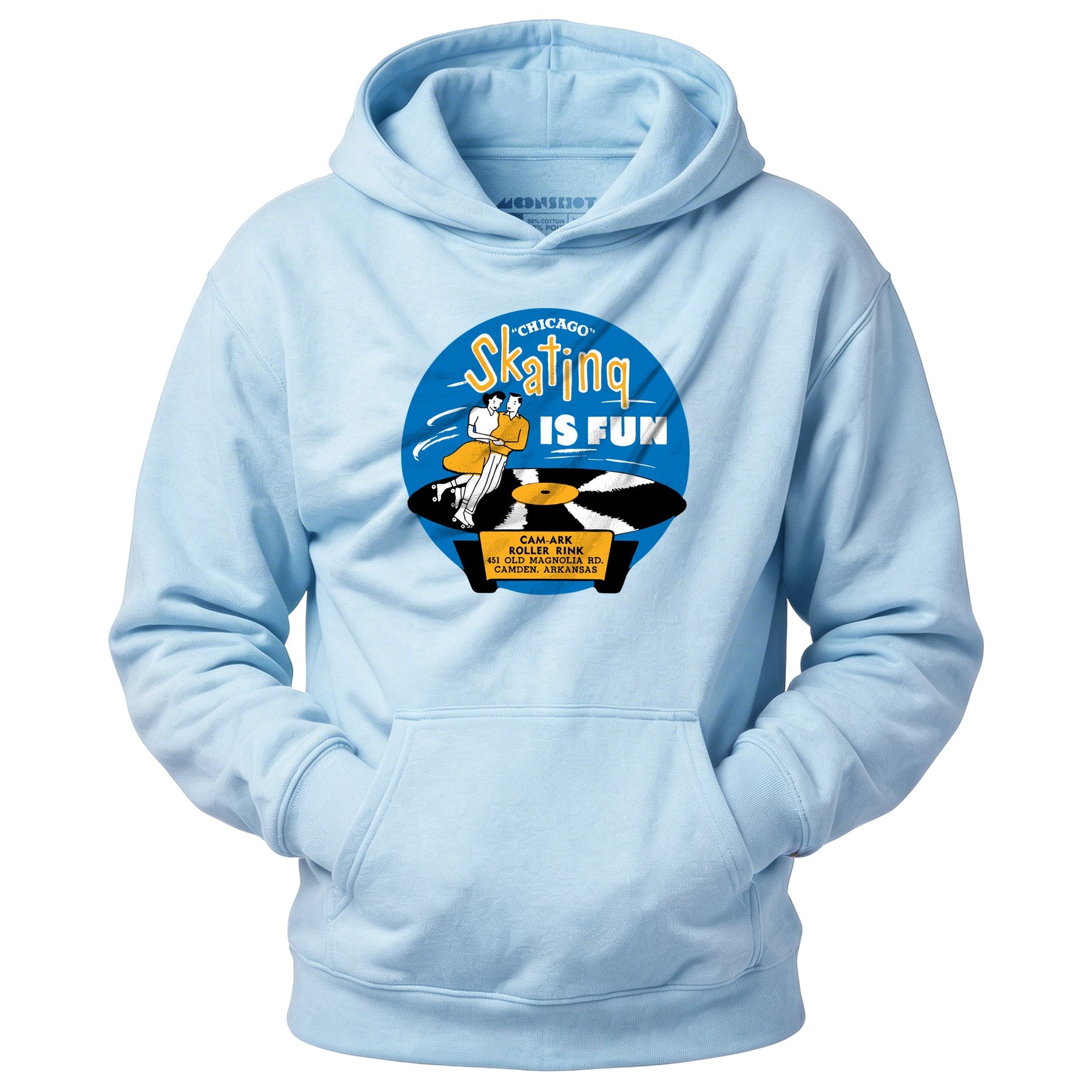 Cam-Ark Roller Rink - Camden, AR - Vintage Roller Rink - Unisex Hoodie