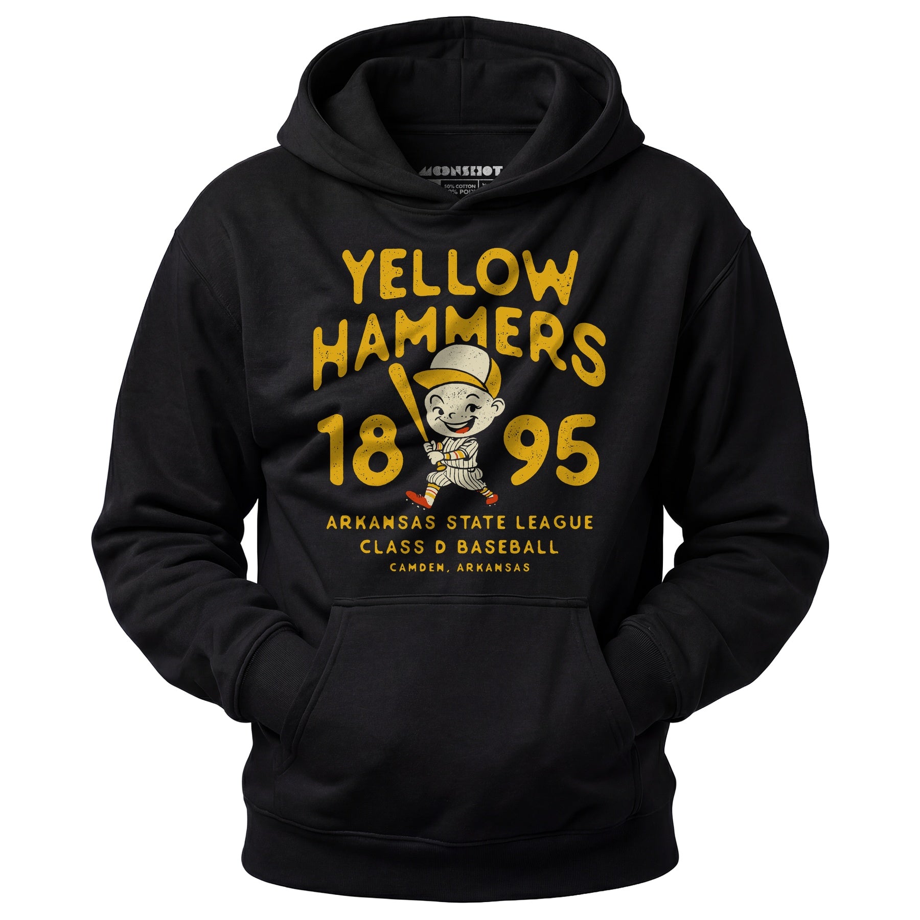 Camden Yellow Hammers - Arkansas - Vintage Defunct Baseball Teams - Unisex Hoodie