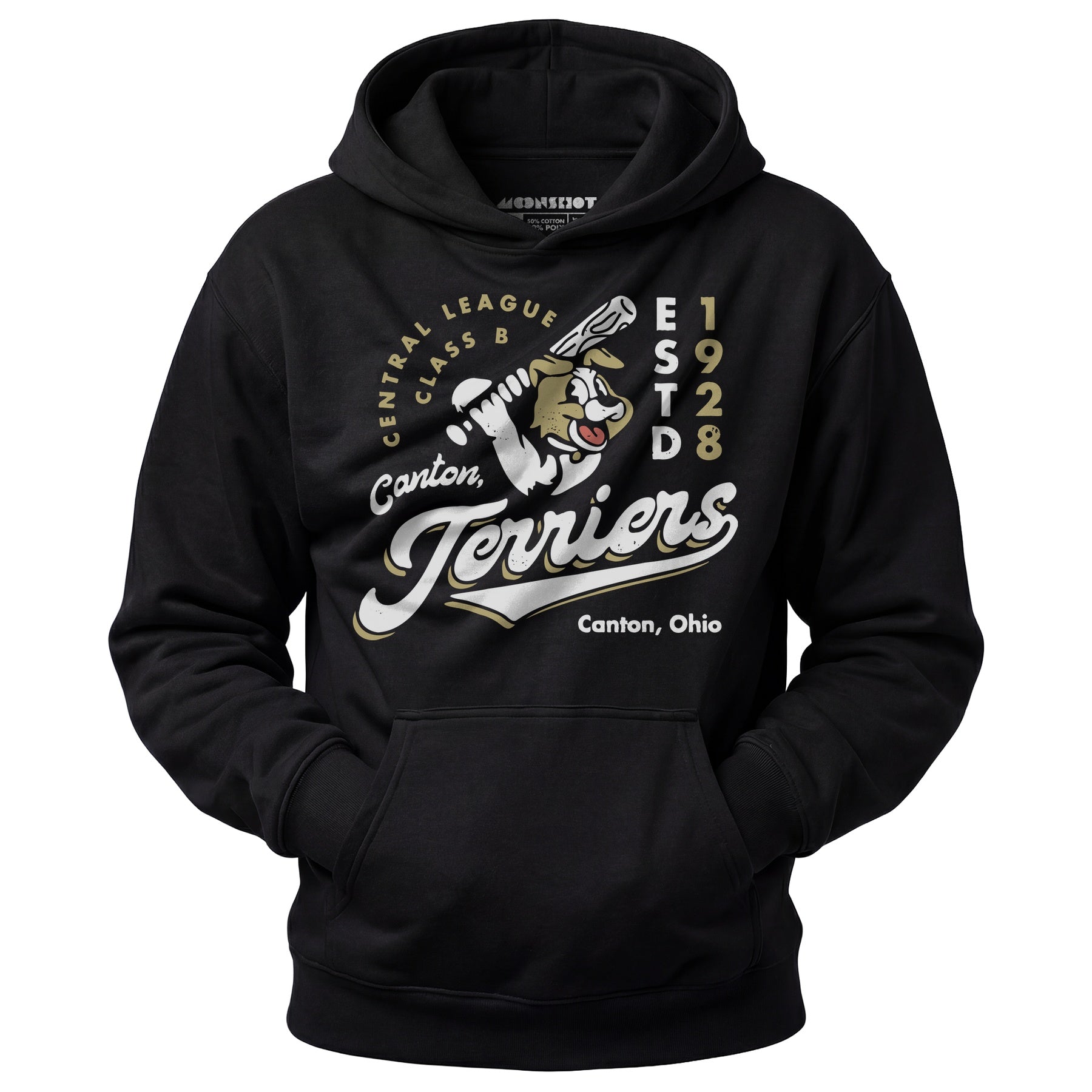 Canton Terriers - Ohio  - Vintage Defunct Baseball Teams - Unisex Hoodie