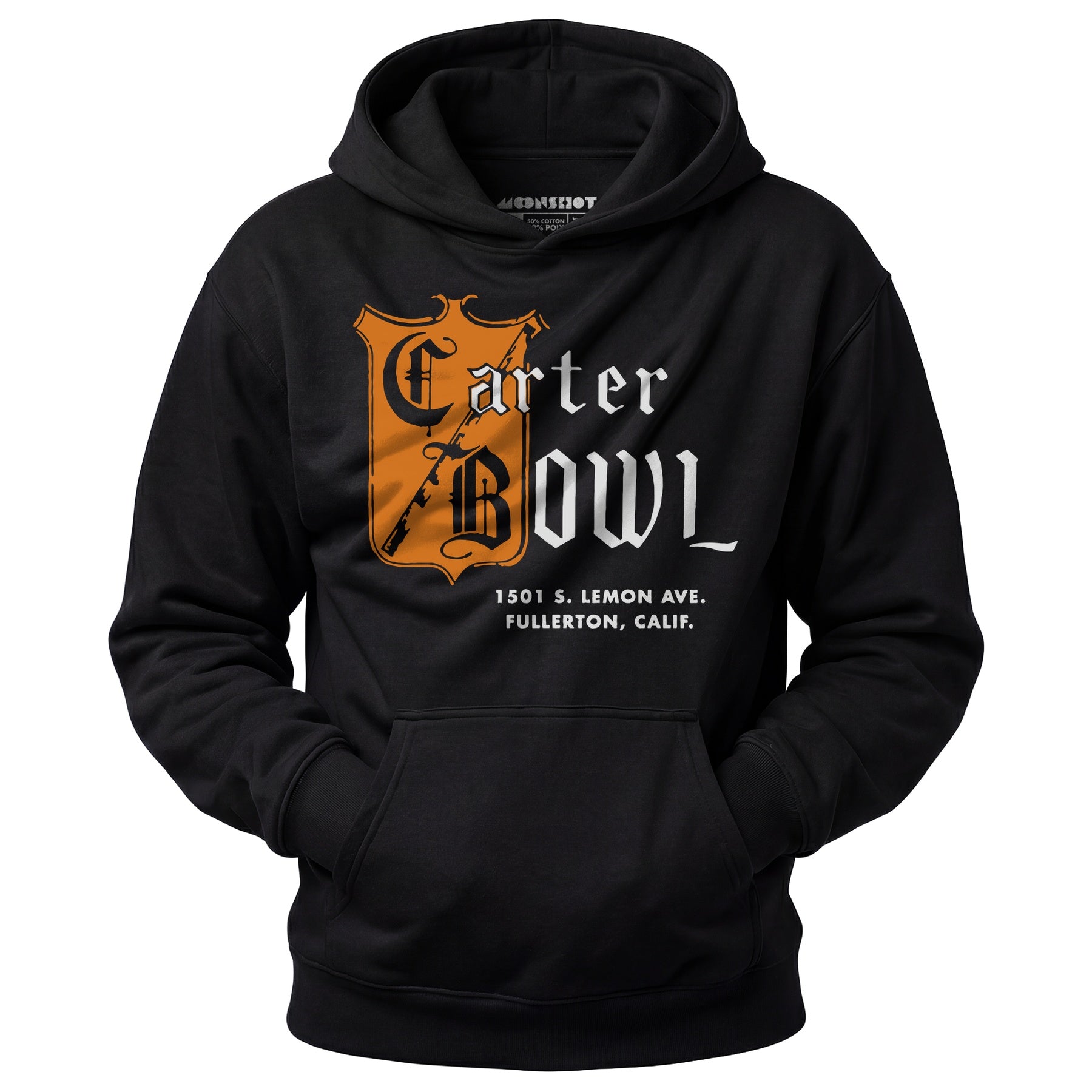 Carter Bowl - Fullerton, CA - Vintage Bowling Alley - Unisex Hoodie