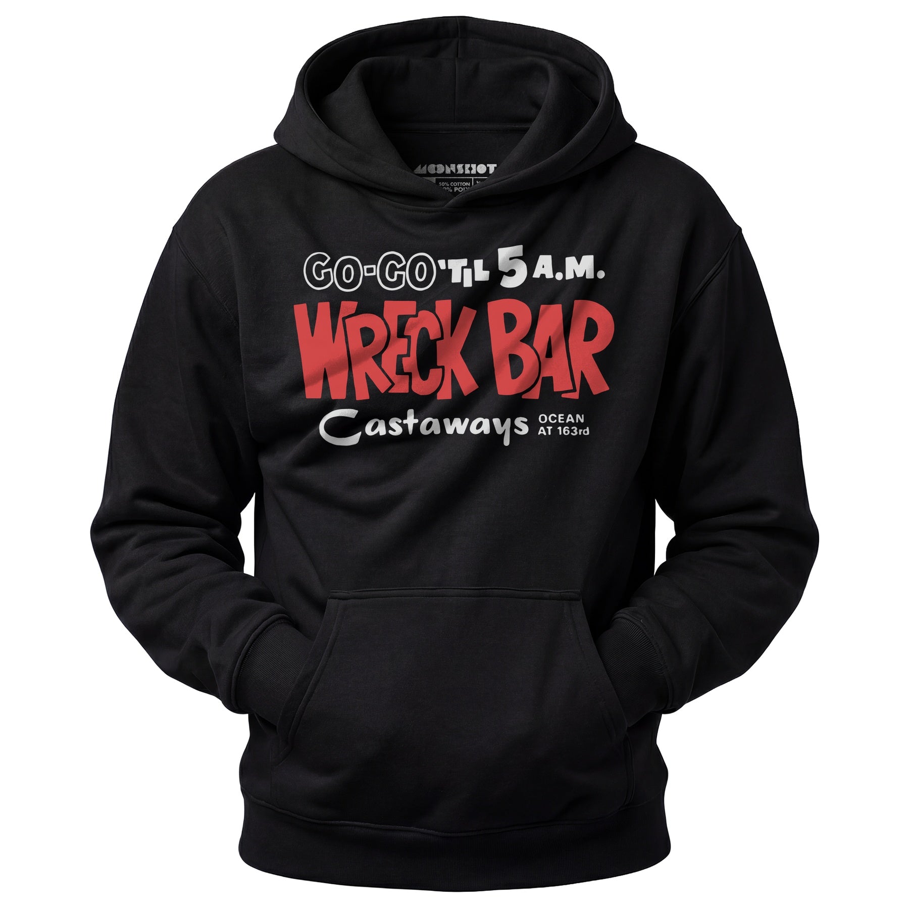 Castaways Motel Wreck Bar - Miami, FL - Vintage Tiki Bar - Unisex Hoodie