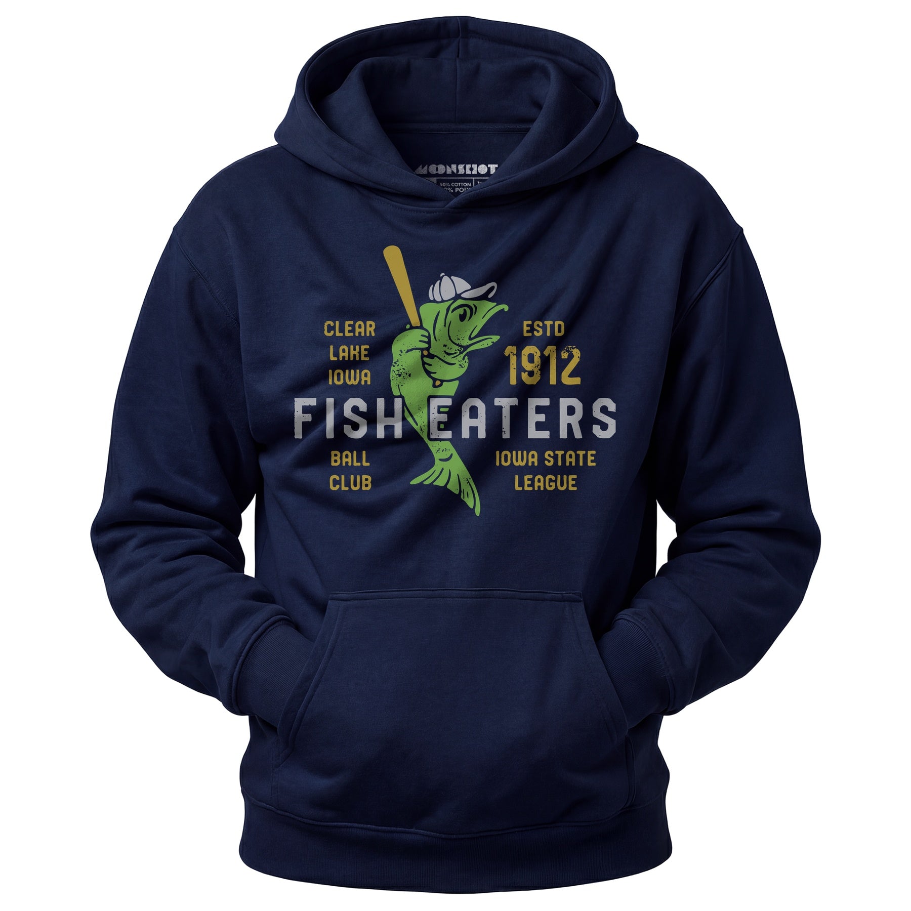 Clear Lake Fish Eaters - Iowa - Vintage Defunct Baseball Teams - Unisex Hoodie