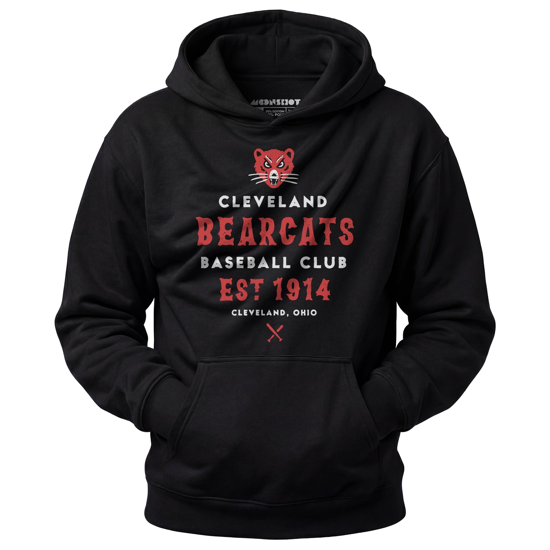 Cleveland Bearcats - Ohio - Vintage Defunct Baseball Teams - Unisex Hoodie