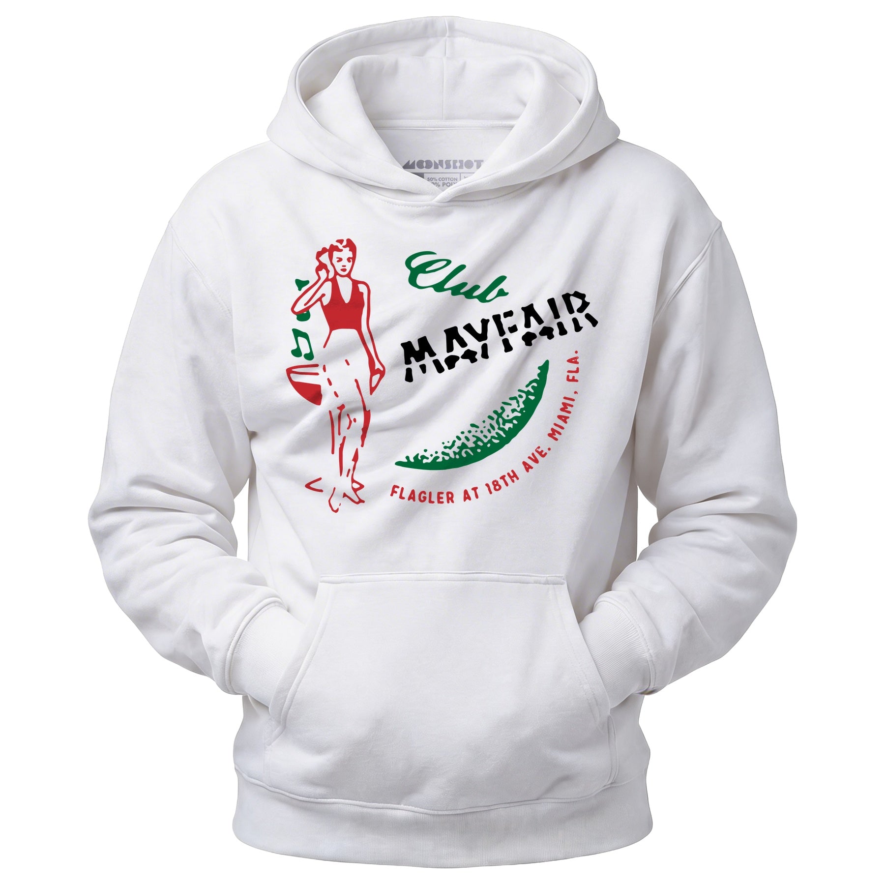 Club Mayfair - Miami, FL - Vintage Restaurant - Unisex Hoodie