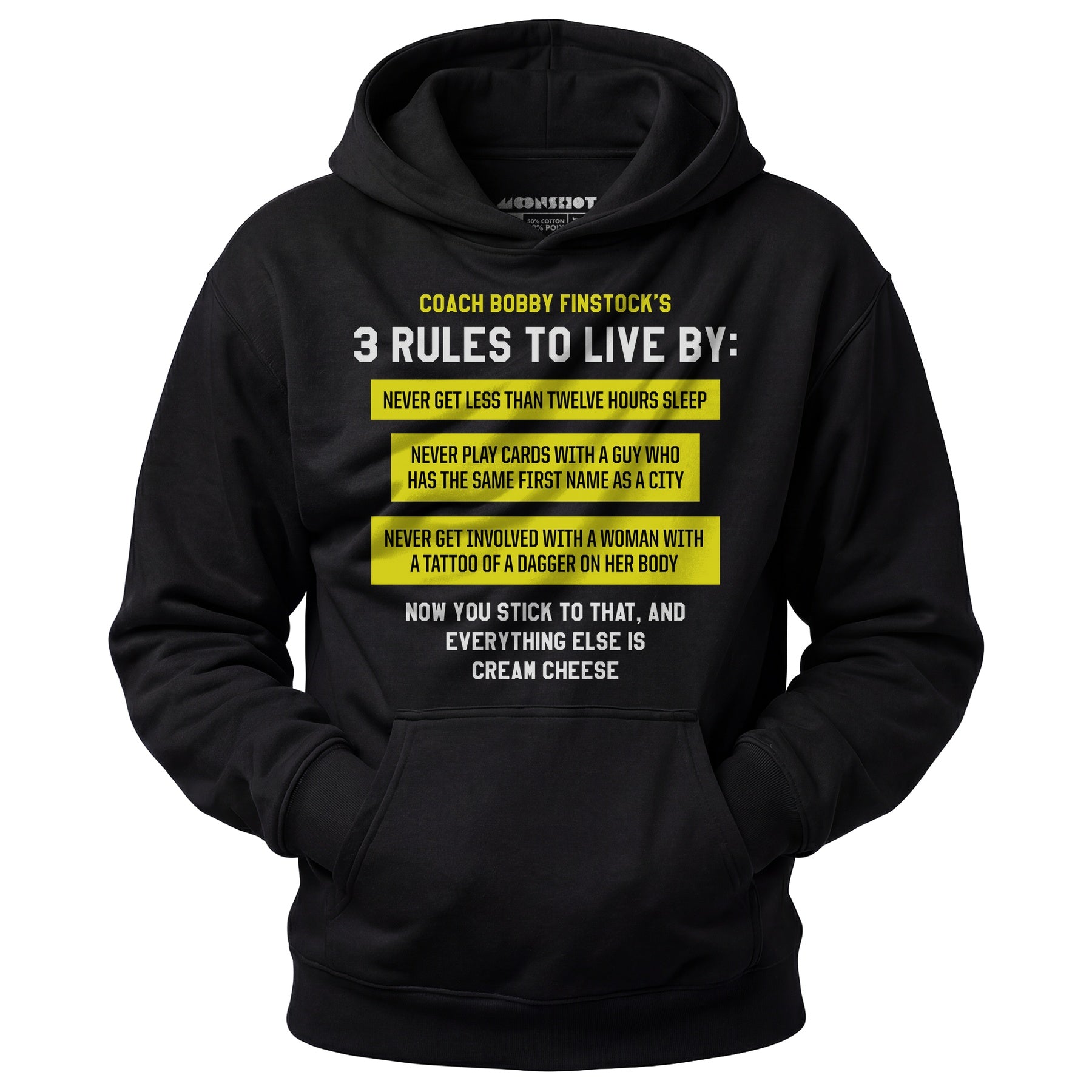 Coach Bobby Finstock's 3 Rules to Live By - Unisex Hoodie