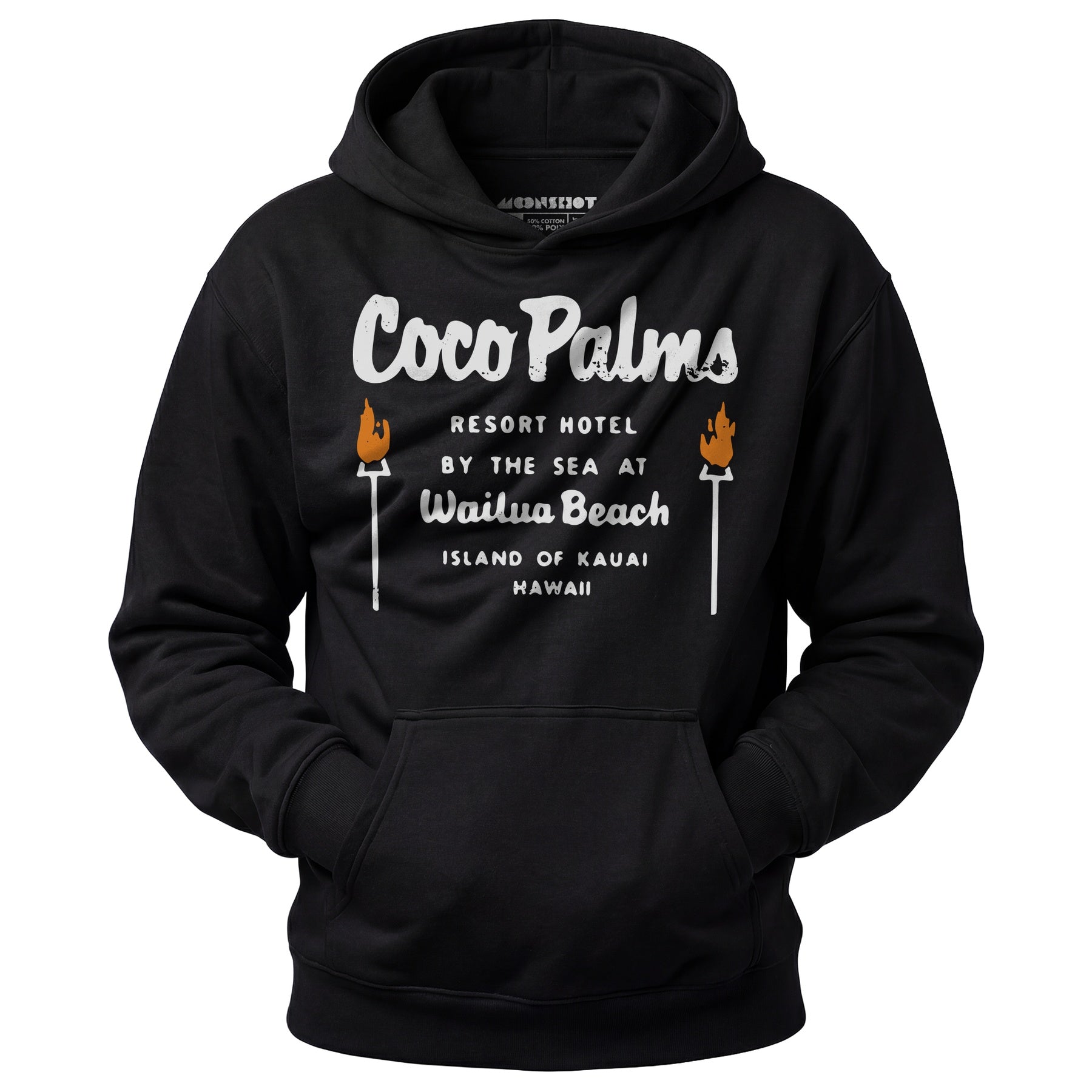 Coco Palms - Hawaii - Vintage Tiki Bar - Unisex Hoodie