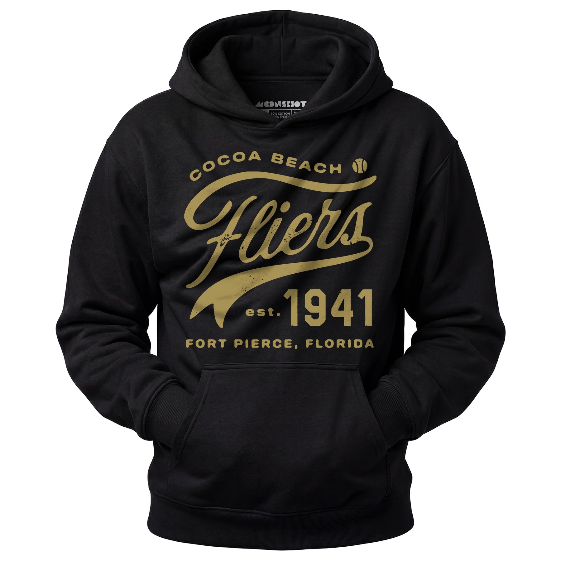 Cocoa Beach Fliers - Florida - Vintage Defunct Baseball Teams - Unisex Hoodie