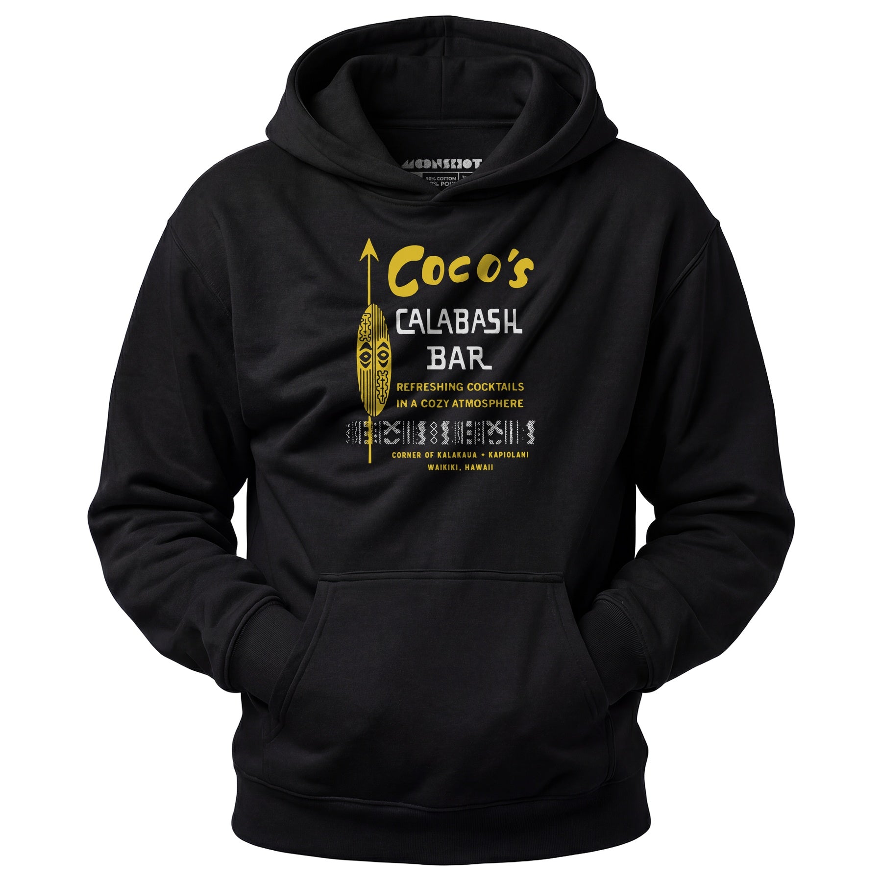 Coco's Calabash Bar - Waikiki, HI - Vintage Tiki Bar - Unisex Hoodie