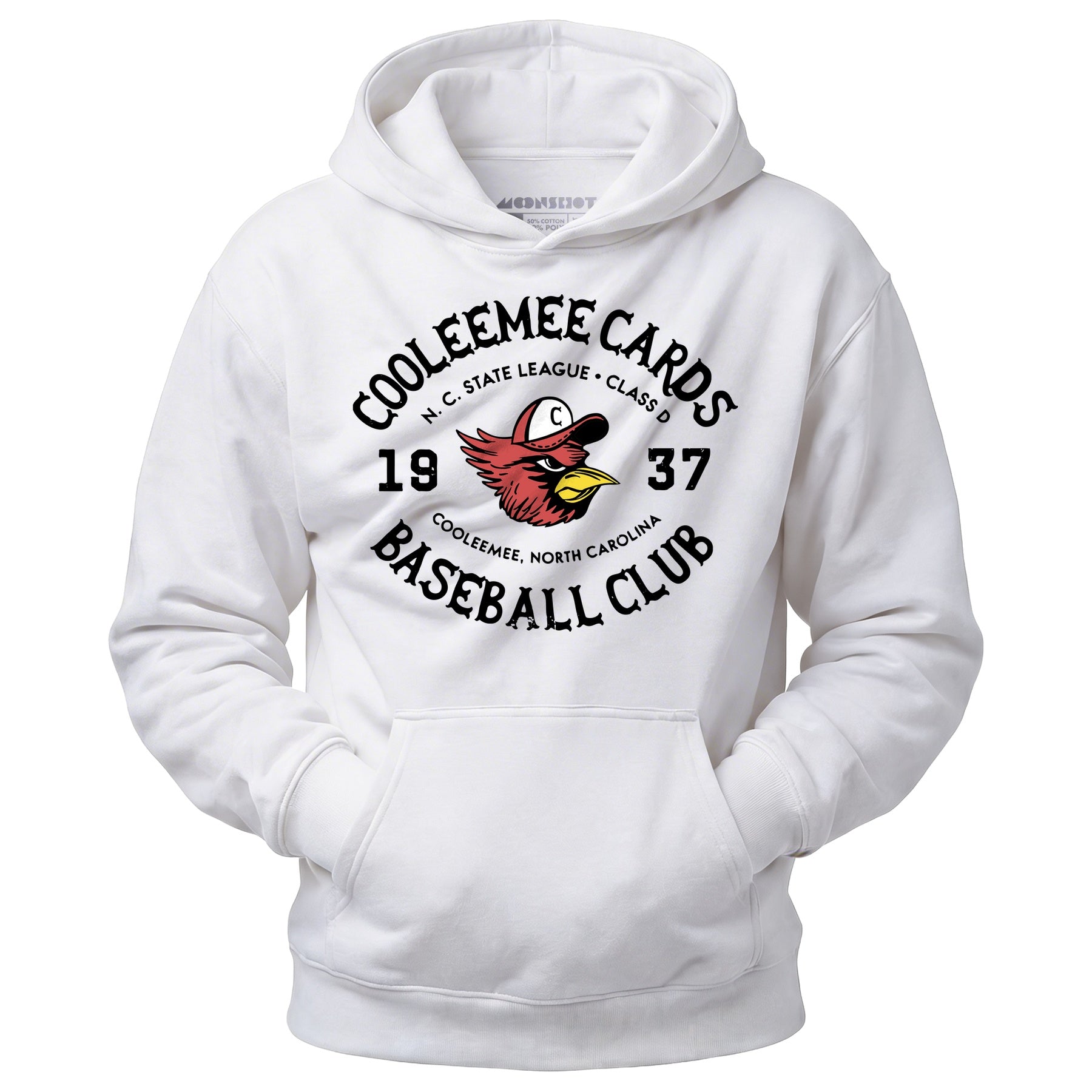 Cooleemee Cards - North Carolina - Vintage Defunct Baseball Teams - Unisex Hoodie