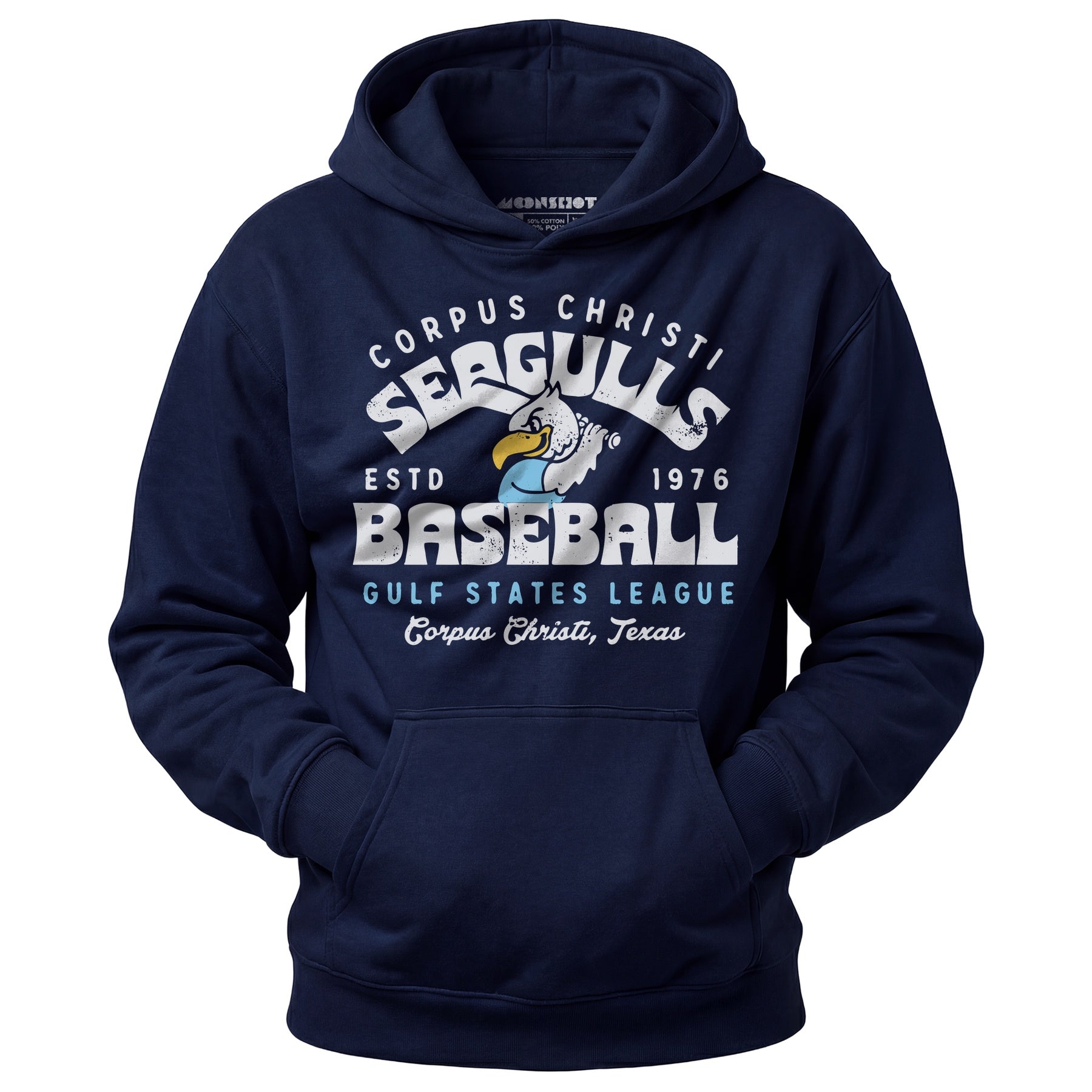 Corpus Christi Seagulls - Texas - Vintage Defunct Baseball Teams - Unisex Hoodie