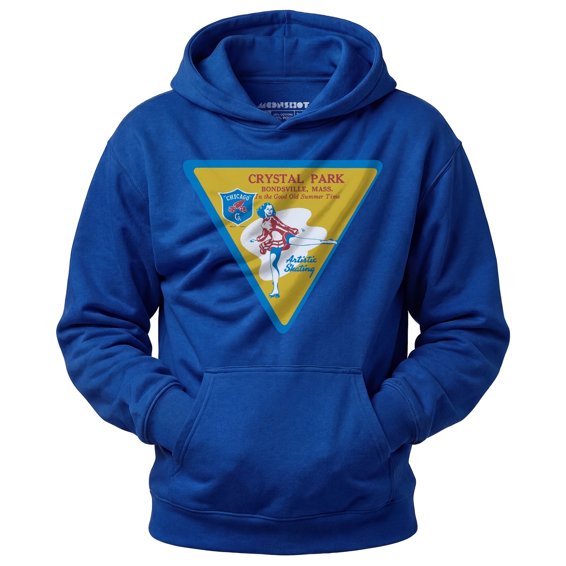 Crystal Park - Bondsville, MA - Vintage Roller Rink - Unisex Hoodie