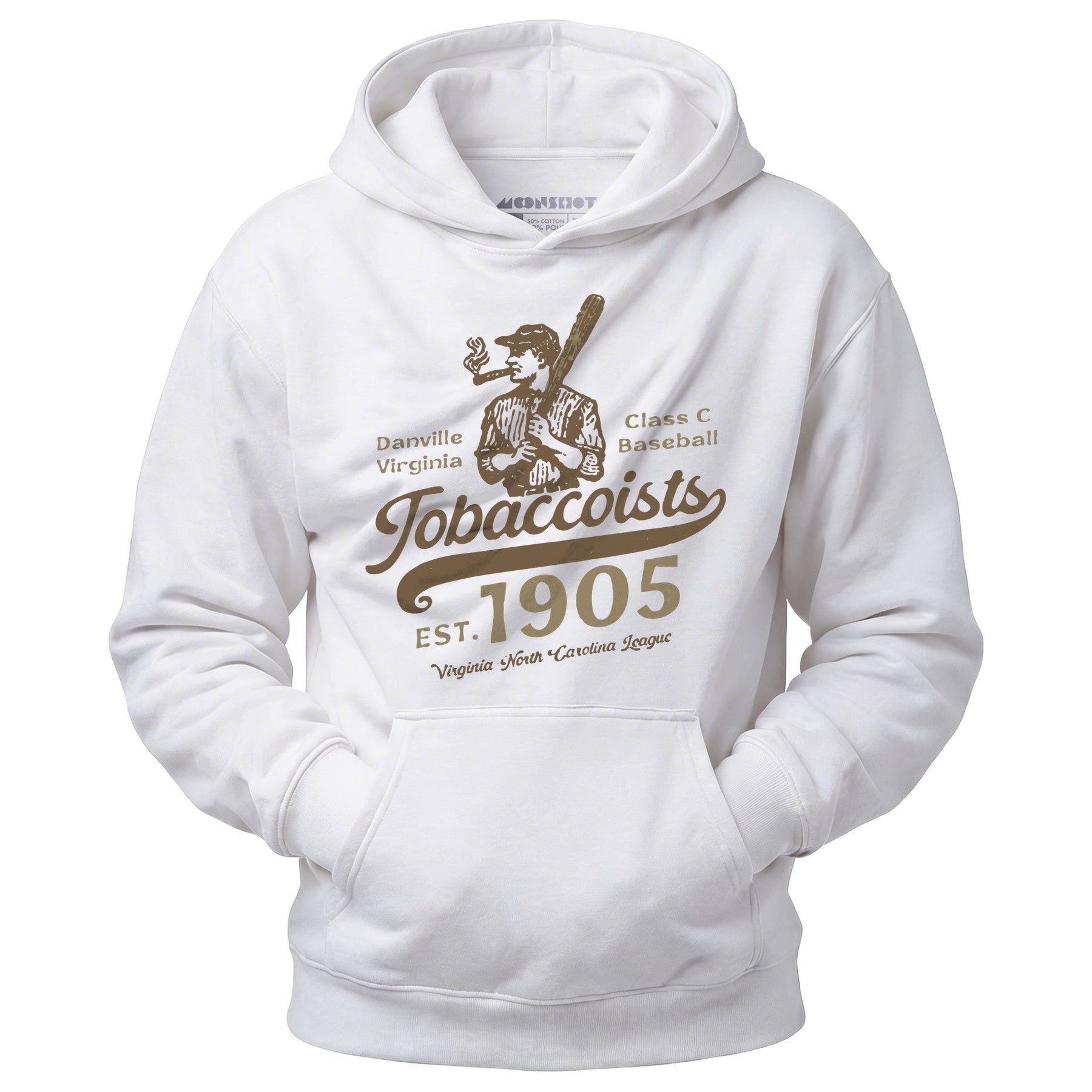 Danville Tobaccoists - Virginia - Vintage Defunct Baseball Teams - Unisex Hoodie