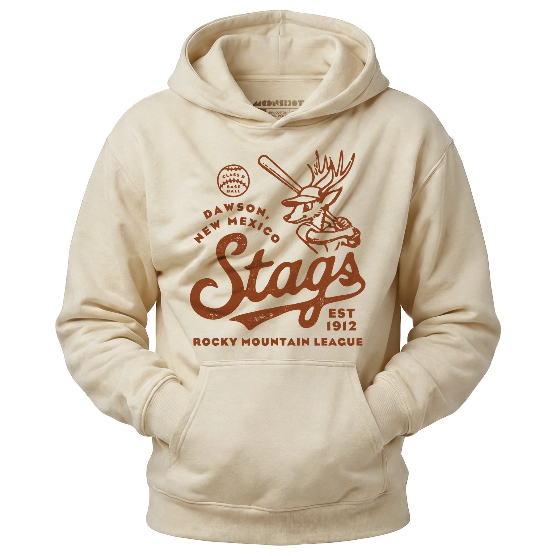 Dawson Stags - New Mexico - Vintage Defunct Baseball Teams - Unisex Hoodie