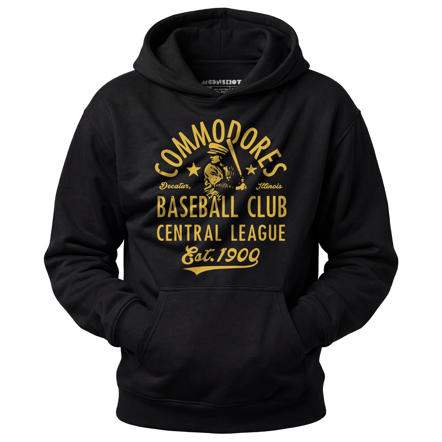 Decatur Commodores - Illinois - Vintage Defunct Baseball Teams - Unisex Hoodie