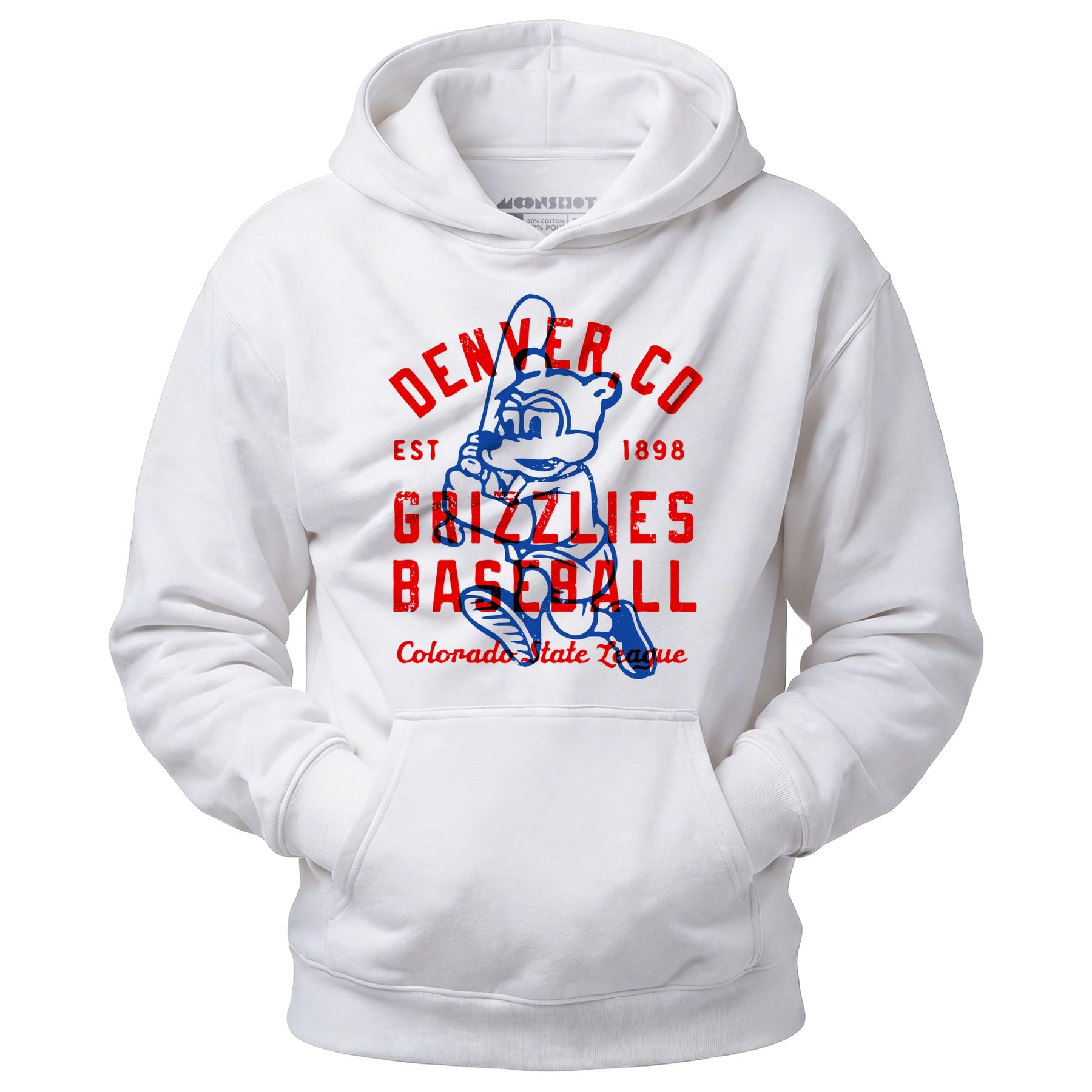 Denver Grizzlies - Colorado - Vintage Defunct Baseball Teams - Unisex Hoodie