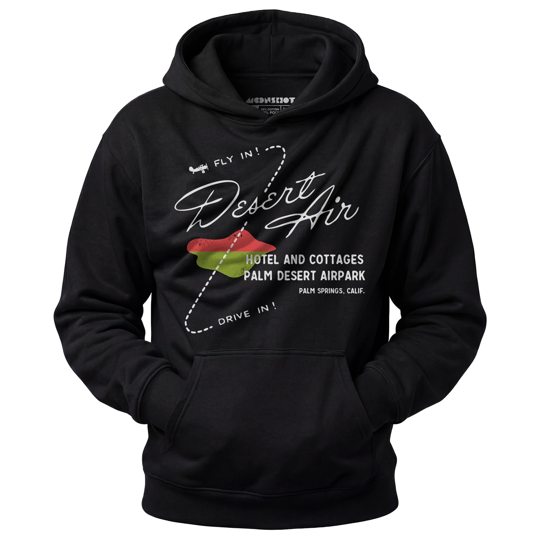 Desert Air Hotel & Cottages - Vintage Palm Springs, CA - Unisex Hoodie